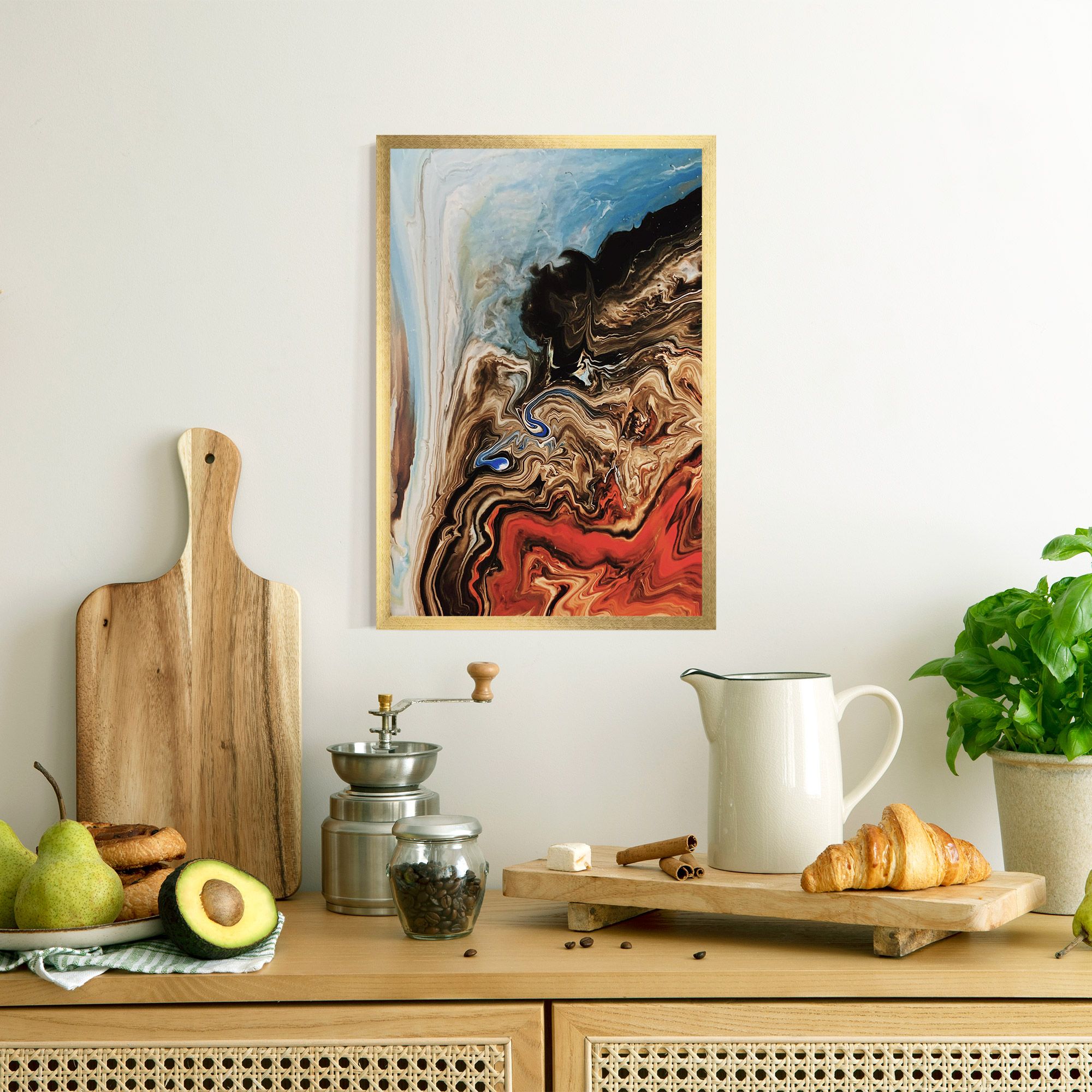 Abstract Waterfall mockup 8