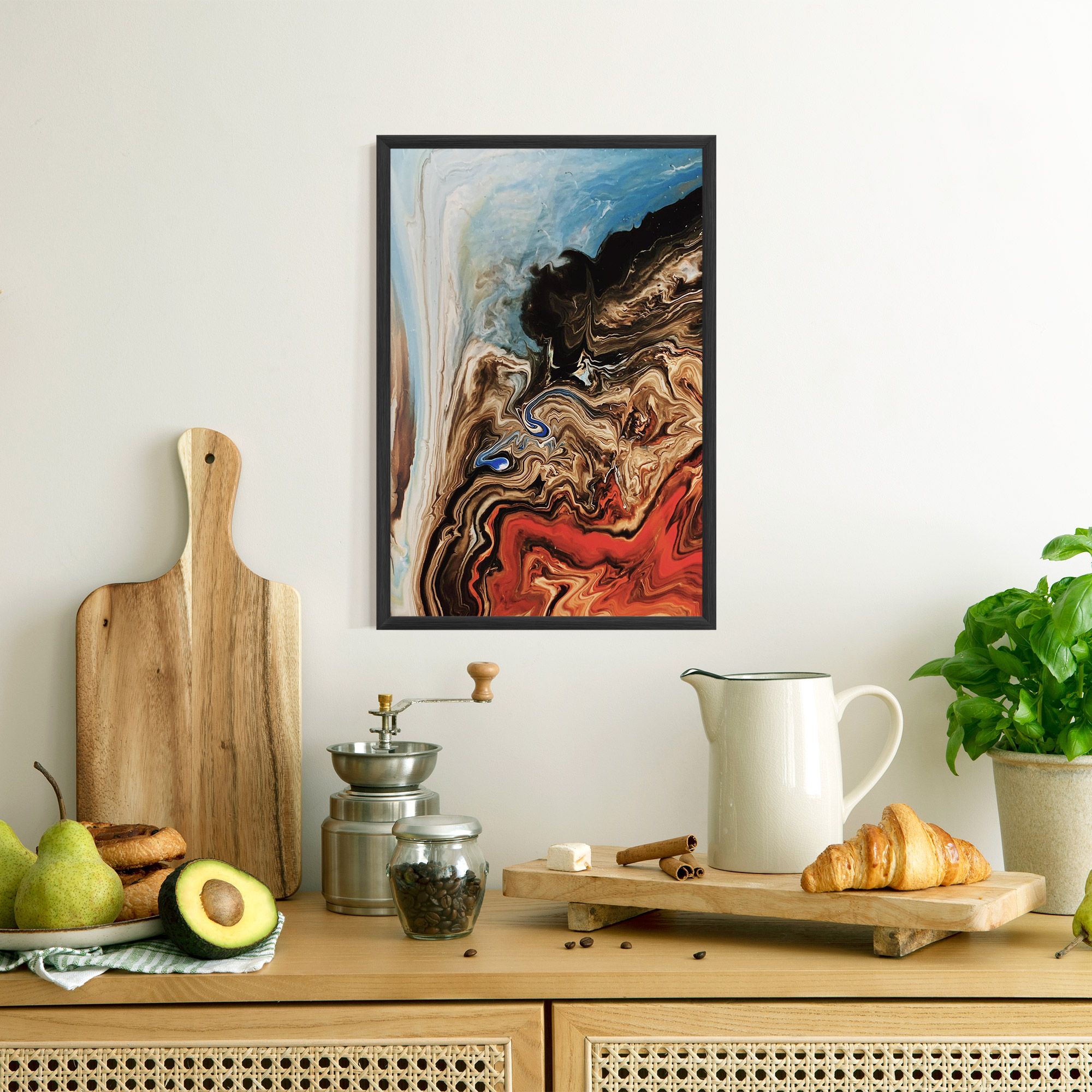 Abstract Waterfall mockup 8