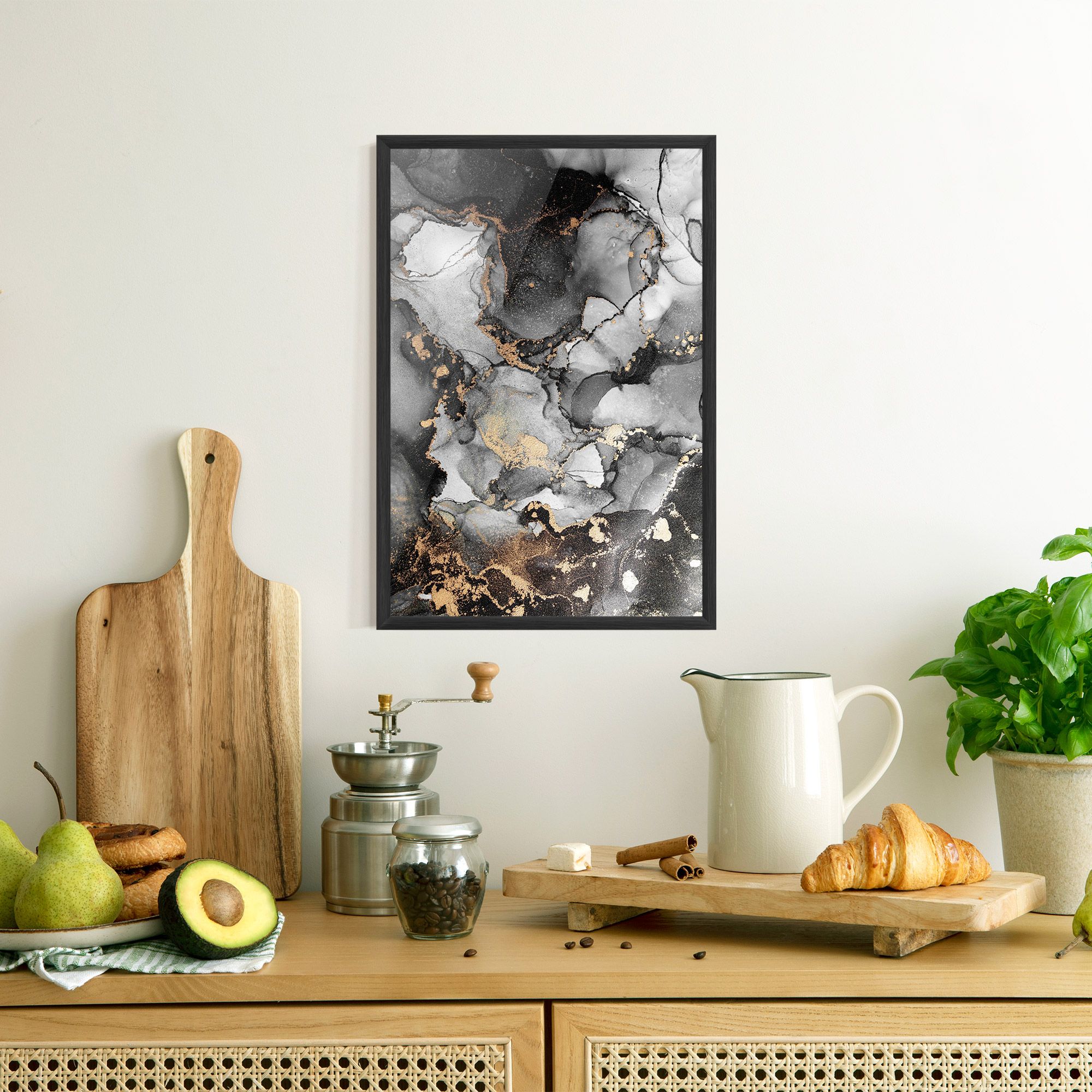 Grey Gold Marble mockup 8