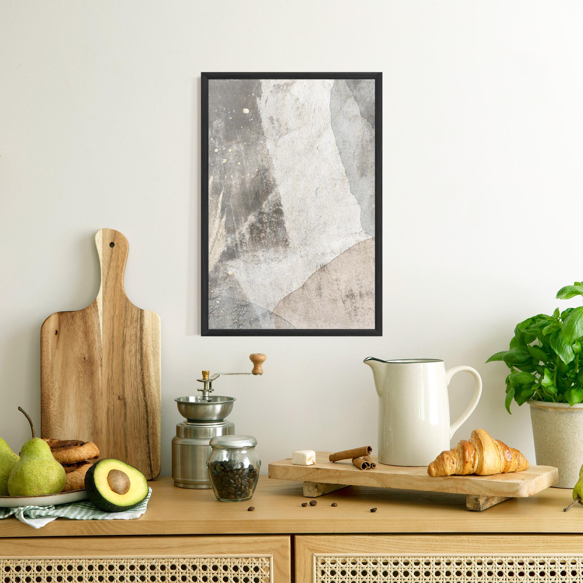 Gerahmte Poster Light Cream Marble mockup 8