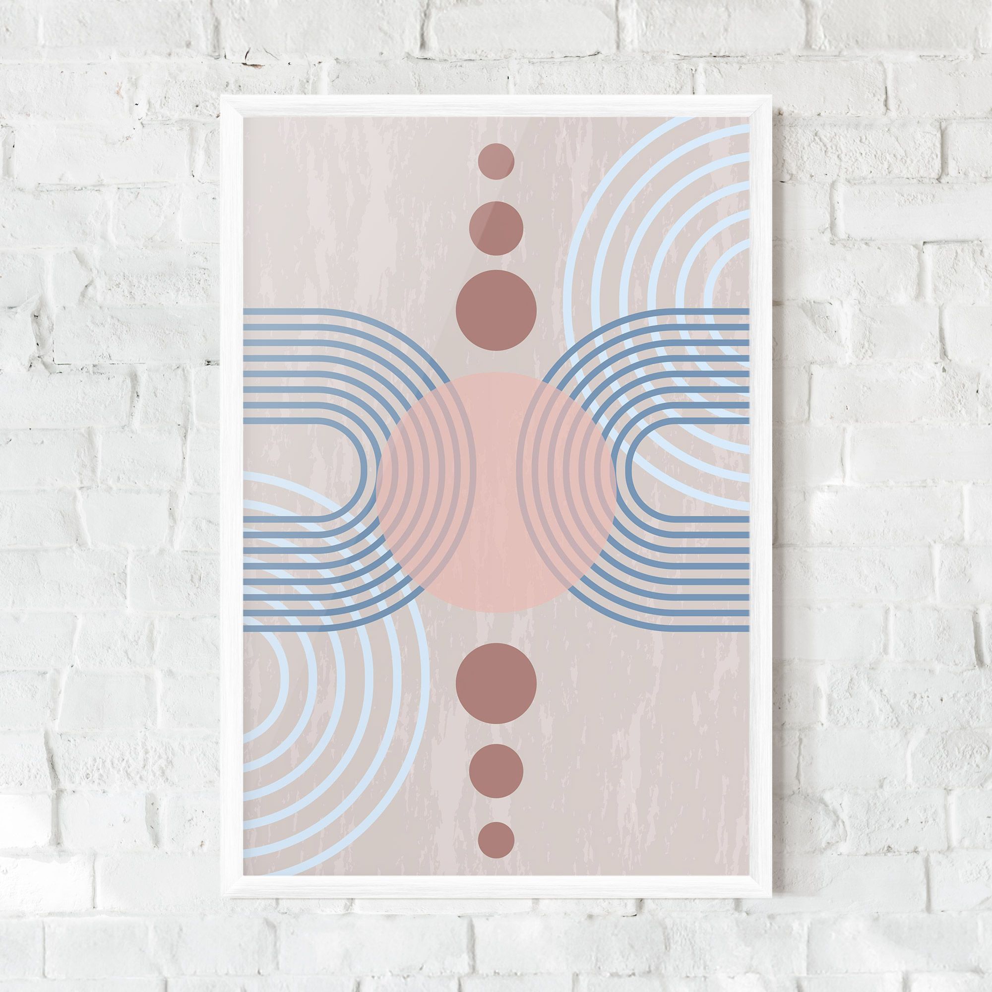 Blue Lines On Pink mockup 0