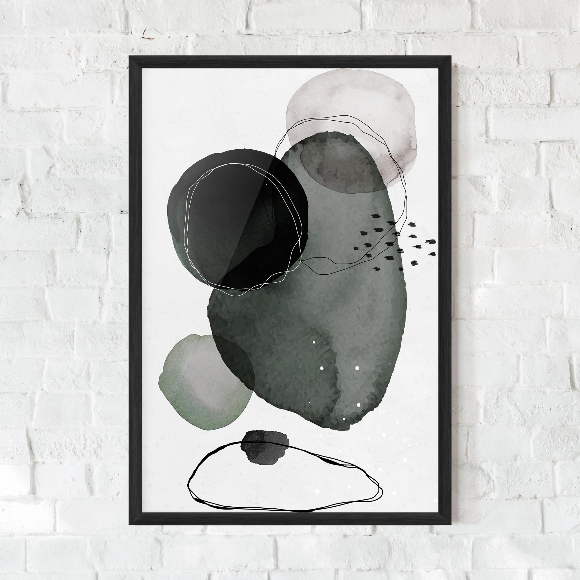 Green Watercolor mockup 0