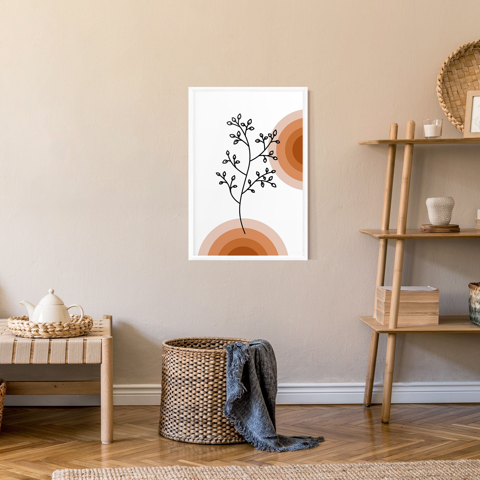 Plant Orange Circle mockup 9