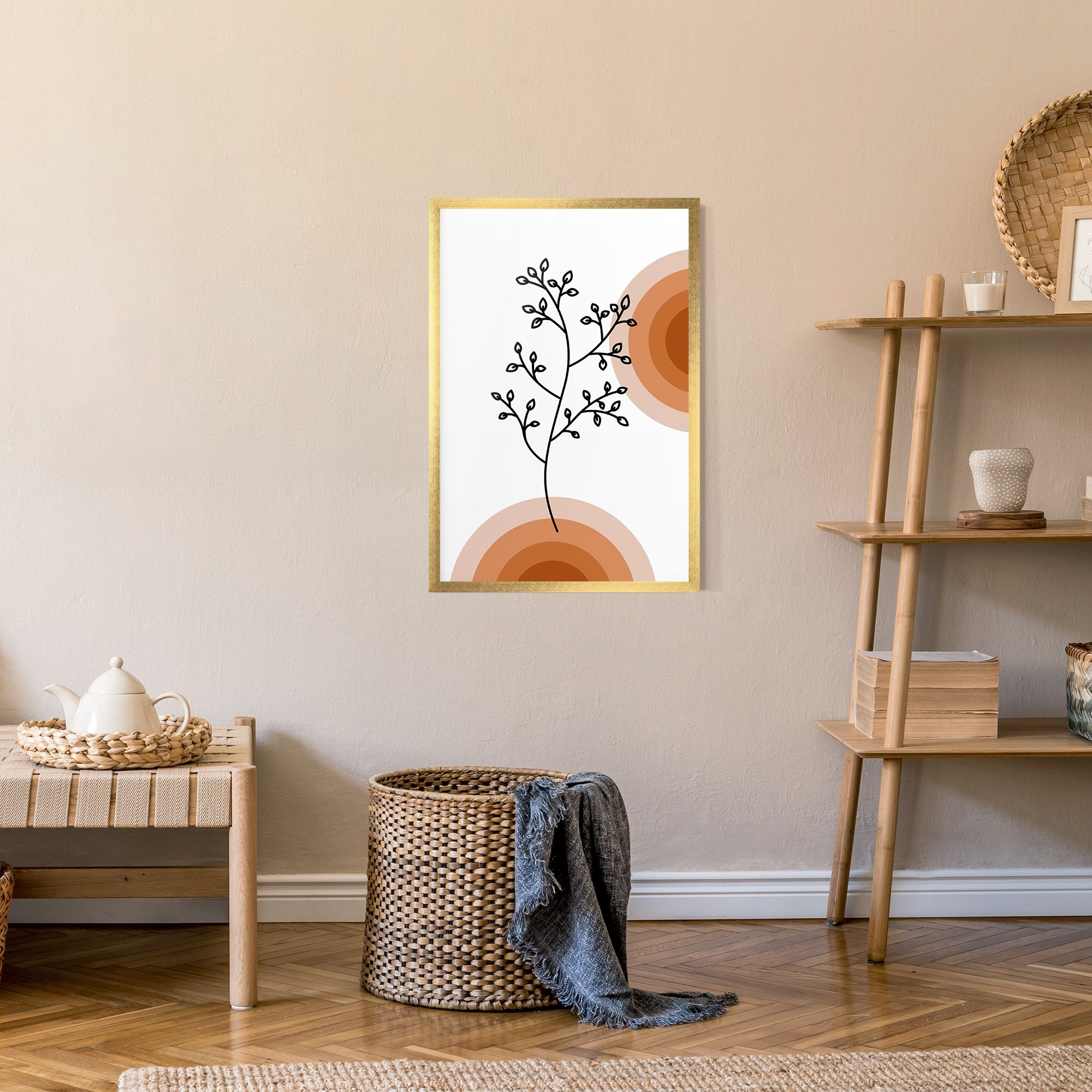 Plant Orange Circle mockup 9