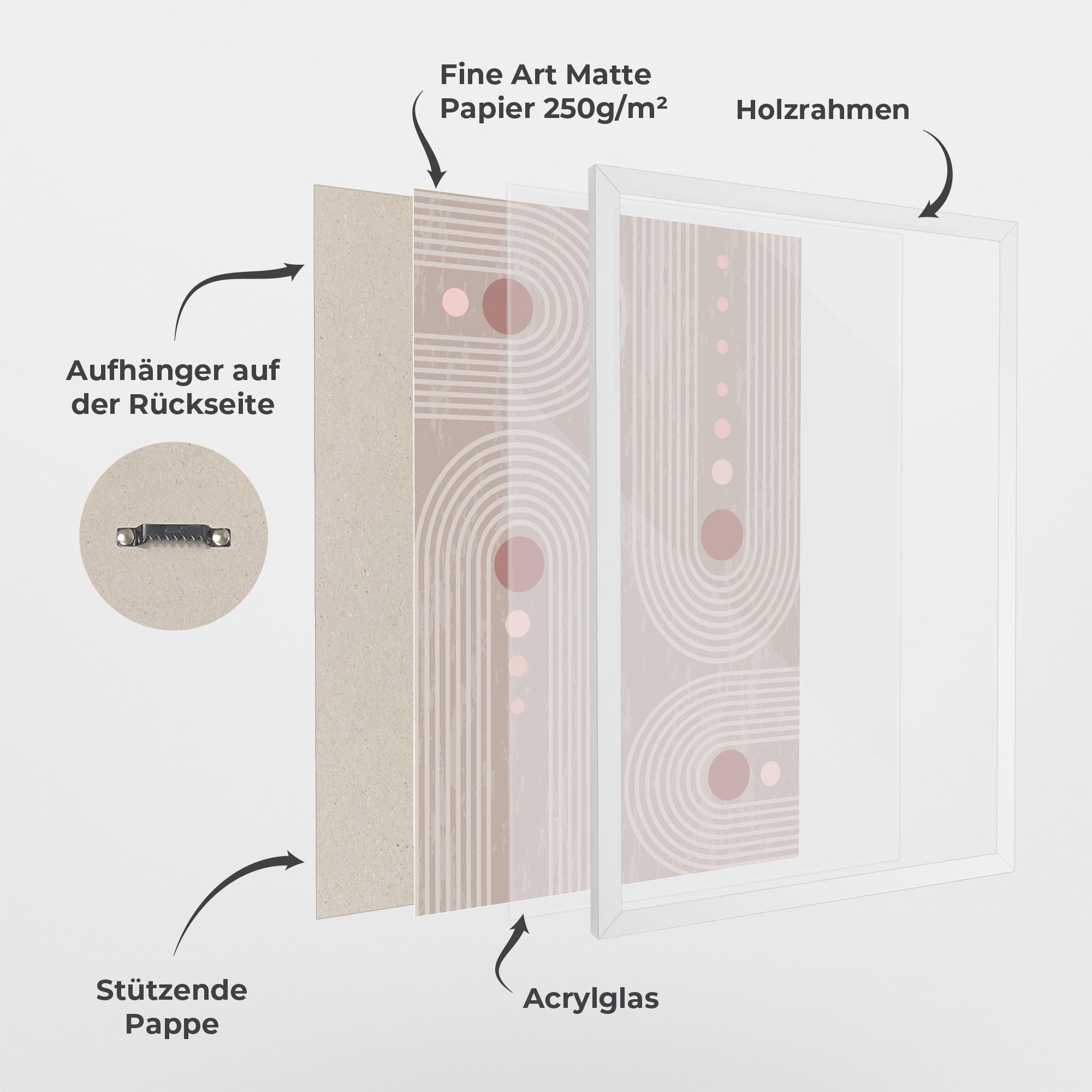 Pink Circle On Cream mockup 1