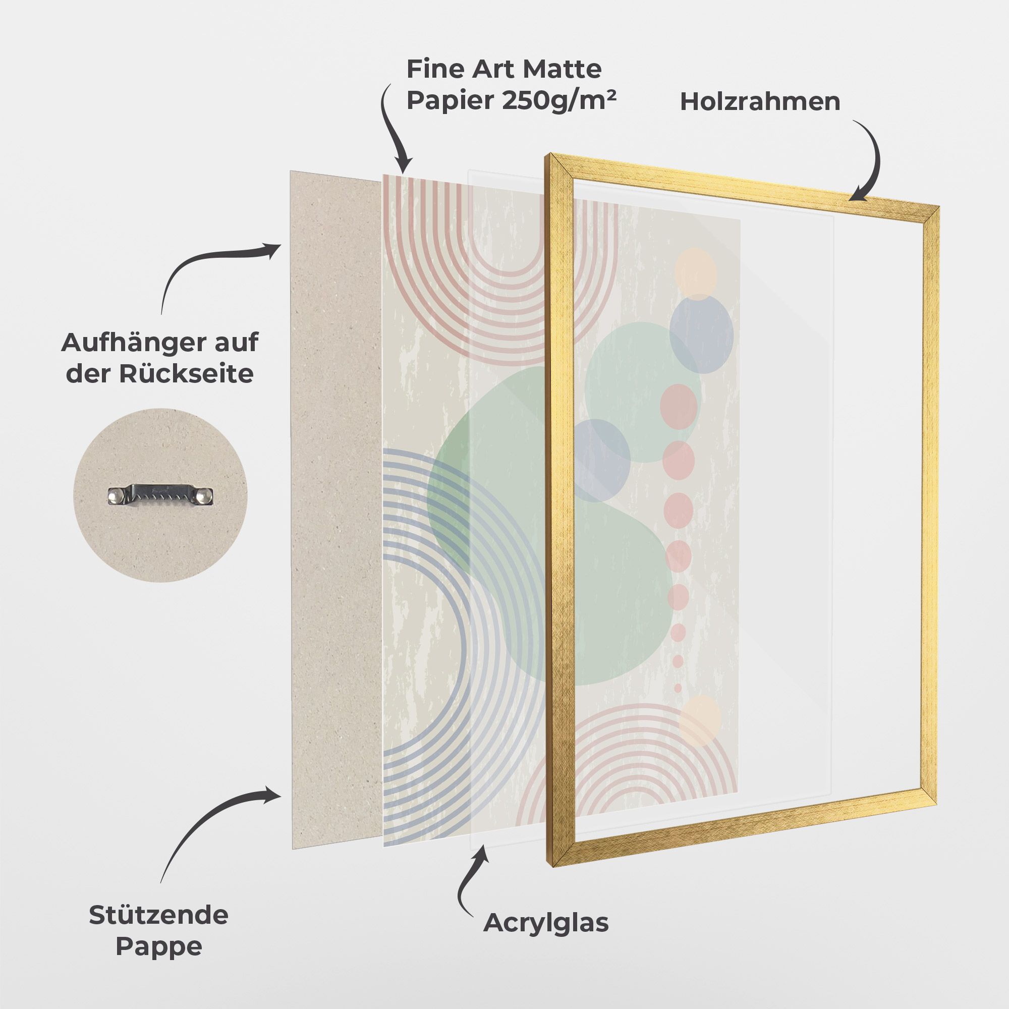 Green Pink Shapes mockup 1