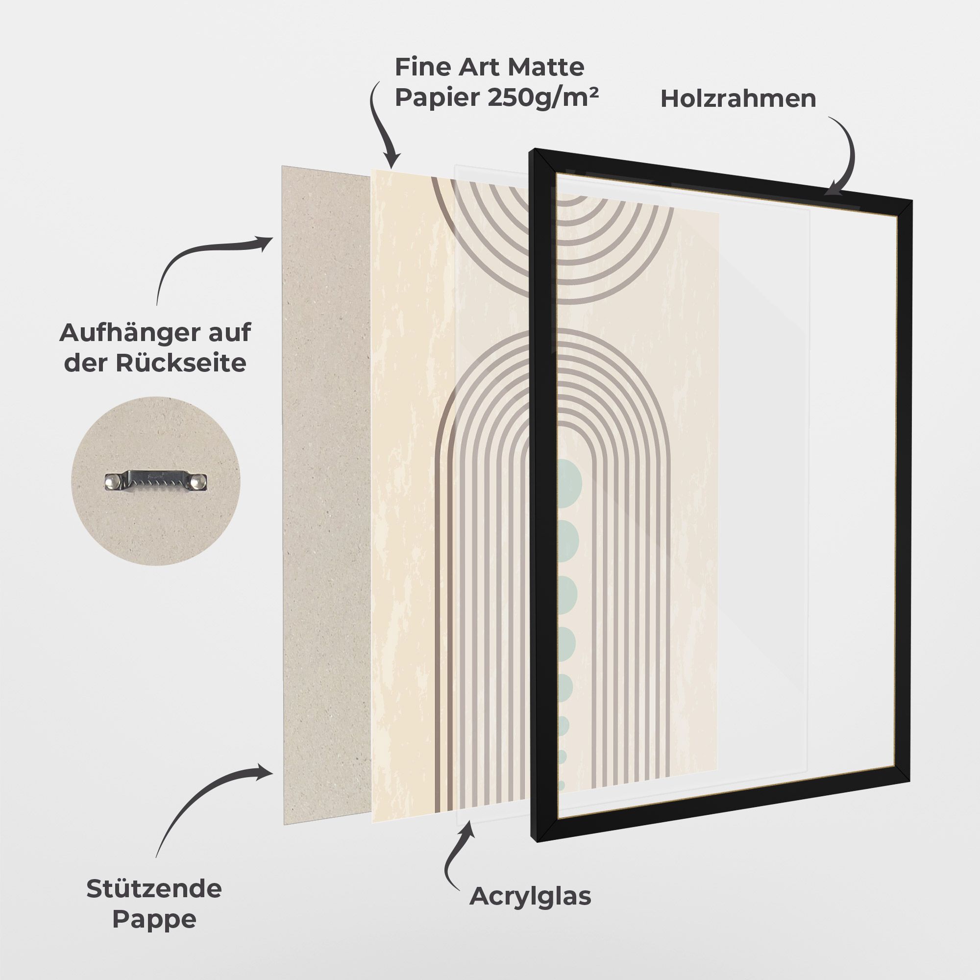 Cream Blue Circles mockup 1