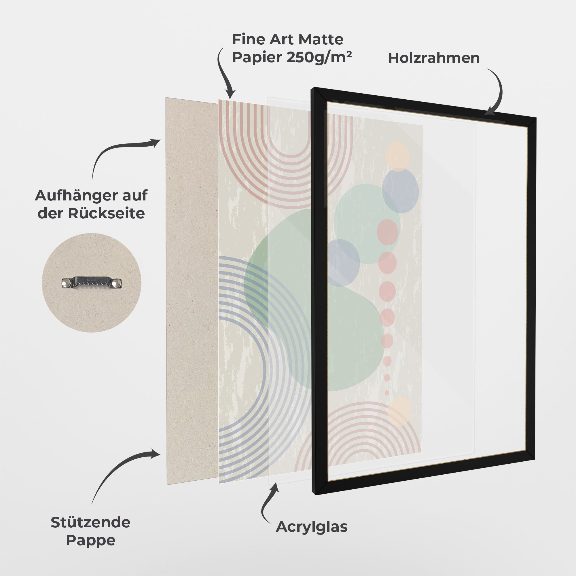 Green Pink Shapes mockup 1