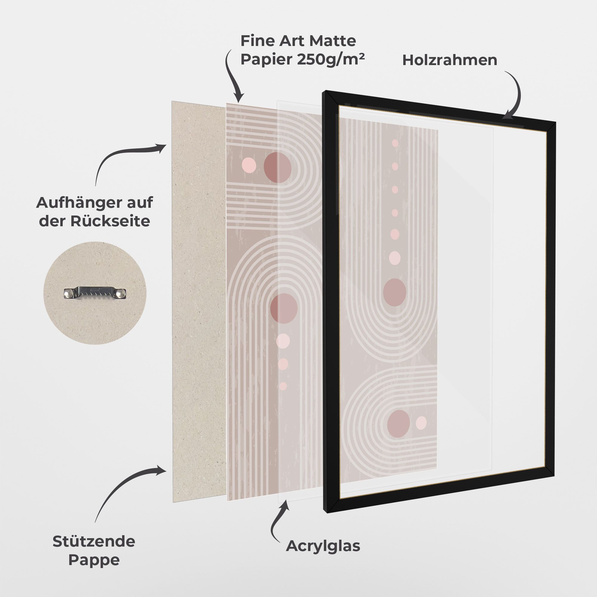 Pink Circle On Cream mockup 1