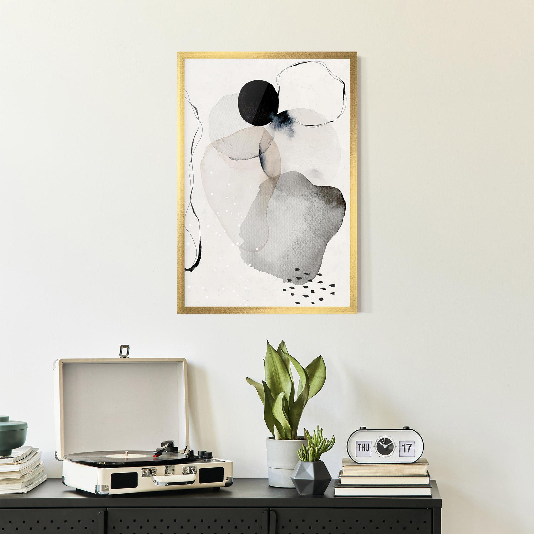 Gerahmte Poster Water Color Art mockup 2