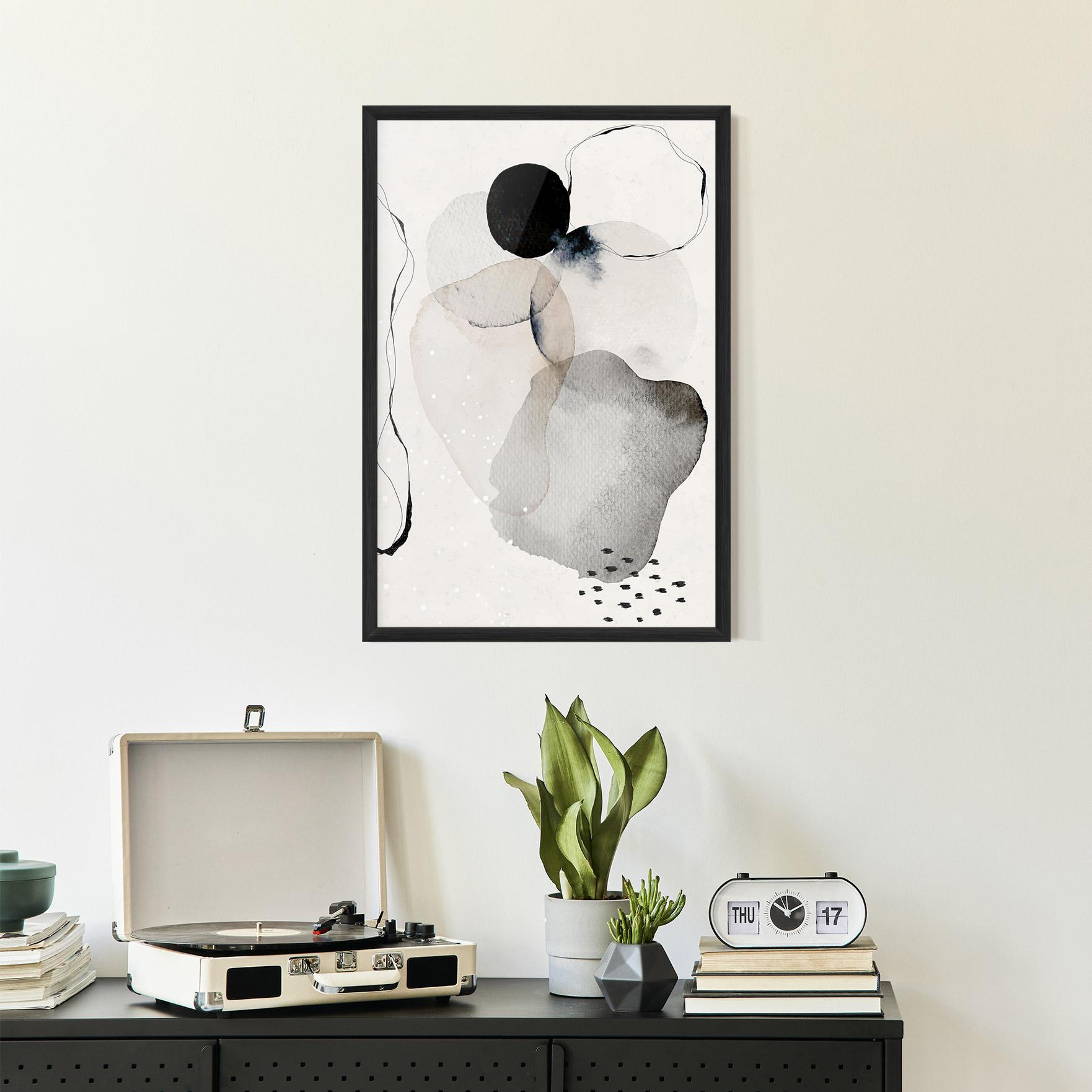 Gerahmte Poster Water Color Art mockup 2