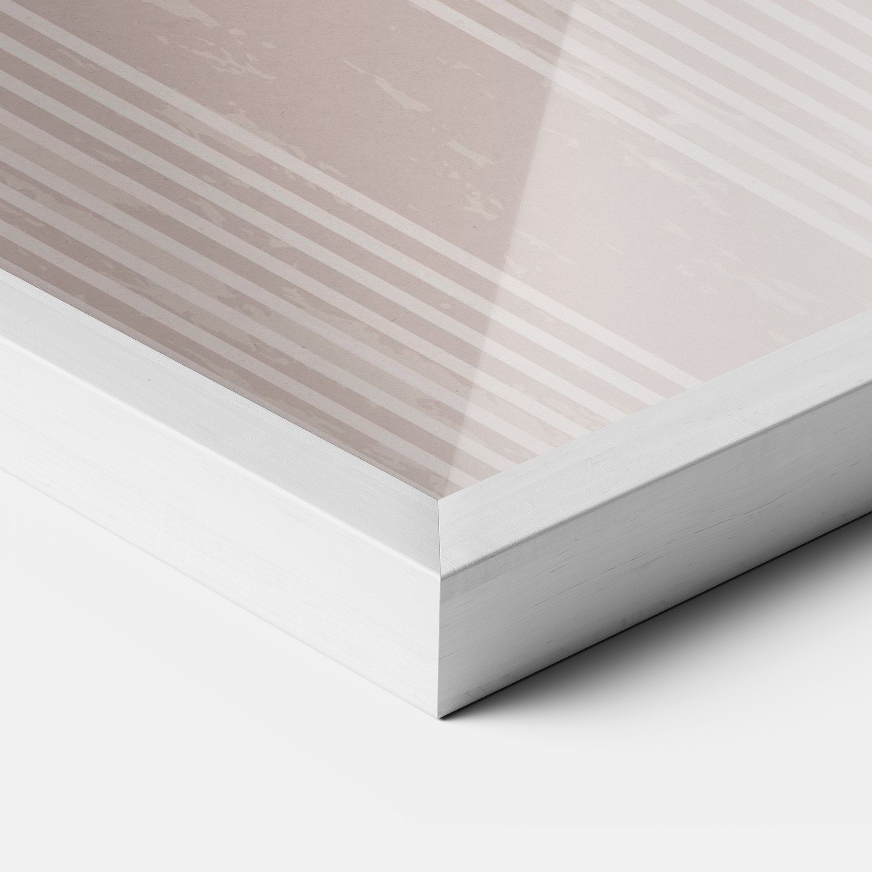 Pink Circle On Cream mockup 3