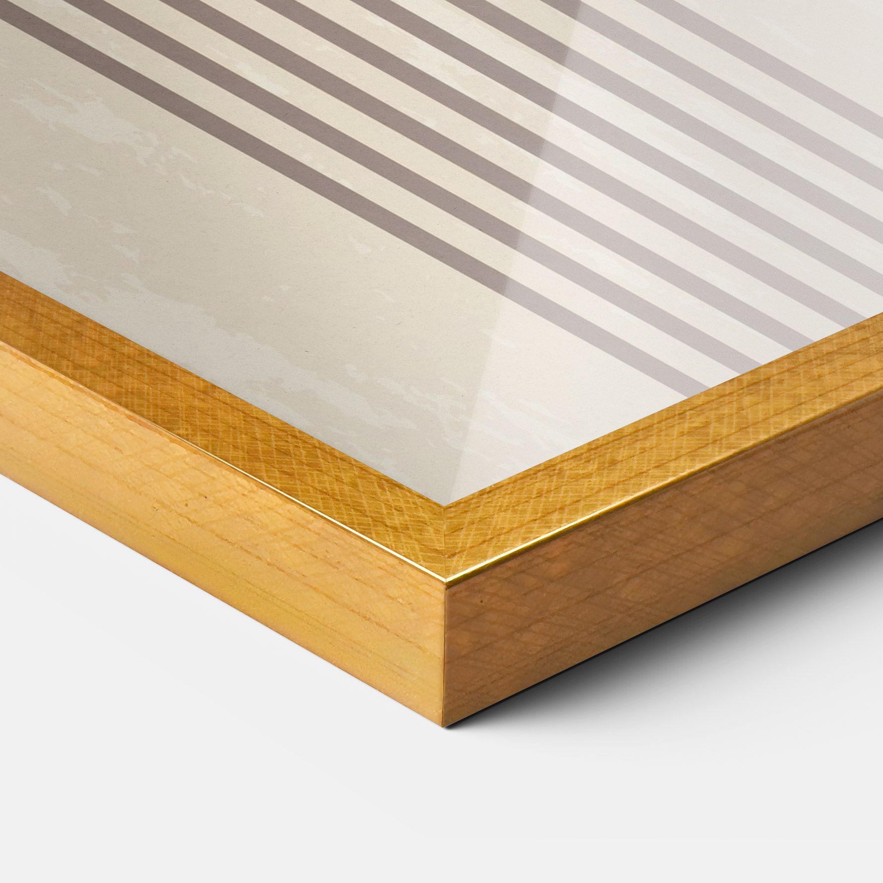 Cream Blue Circles mockup 3