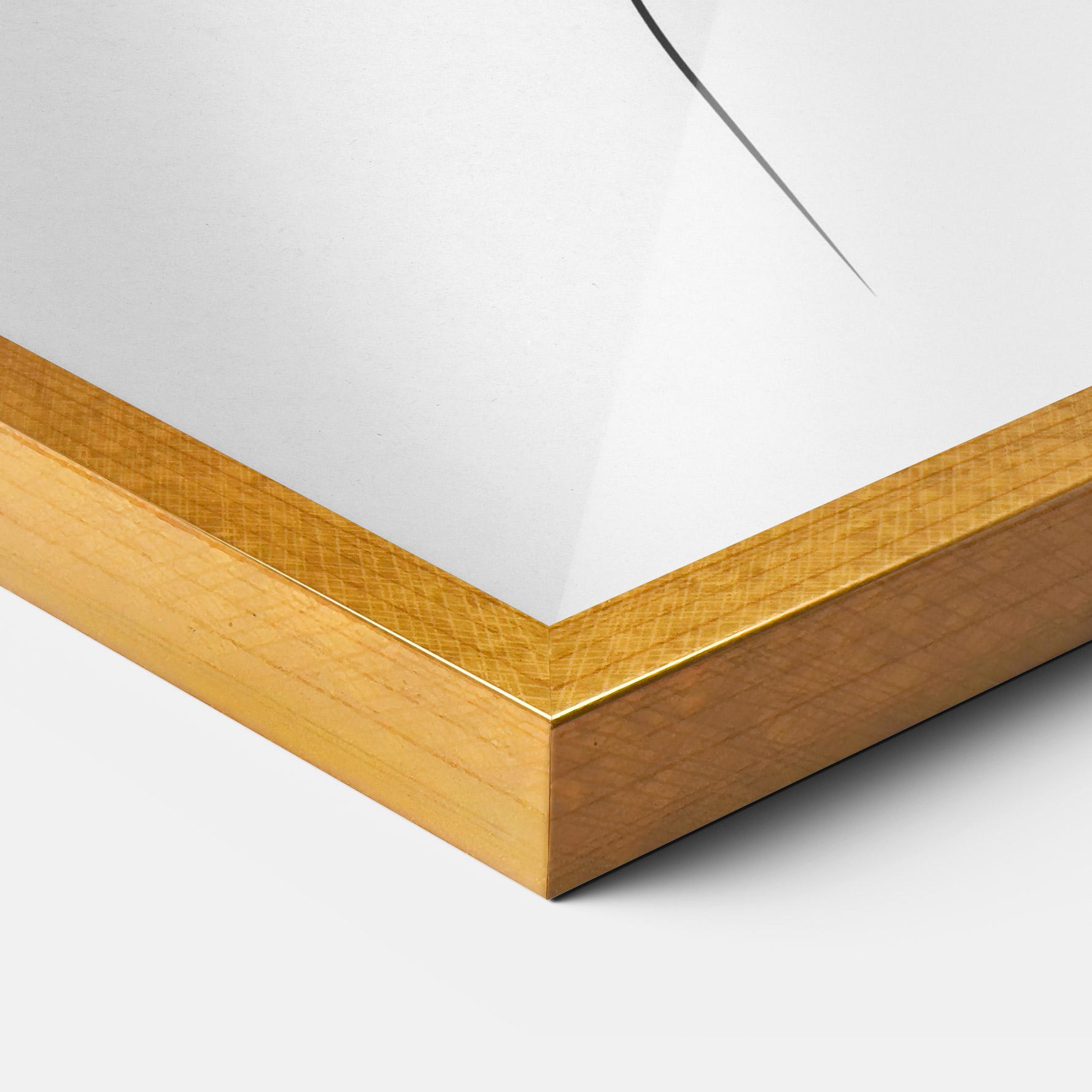 Gerahmte Poster Female Black Line mockup 3