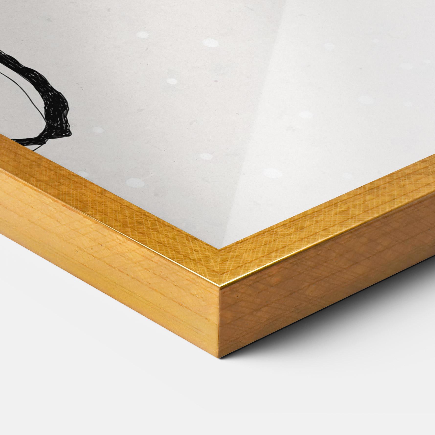 Gerahmte Poster Water Color Art mockup 3