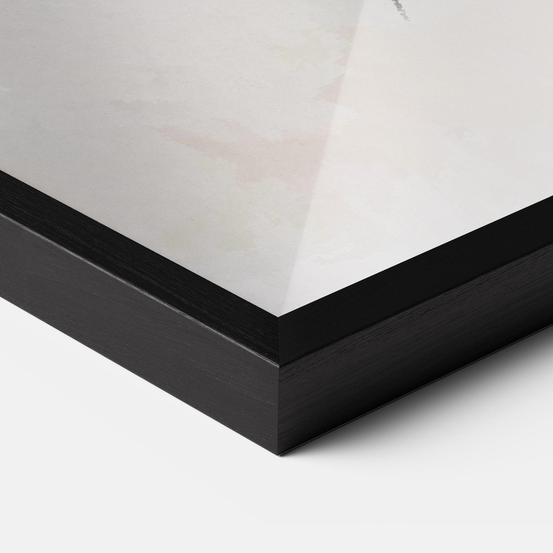 Gerahmte Poster Gold Brush mockup 3