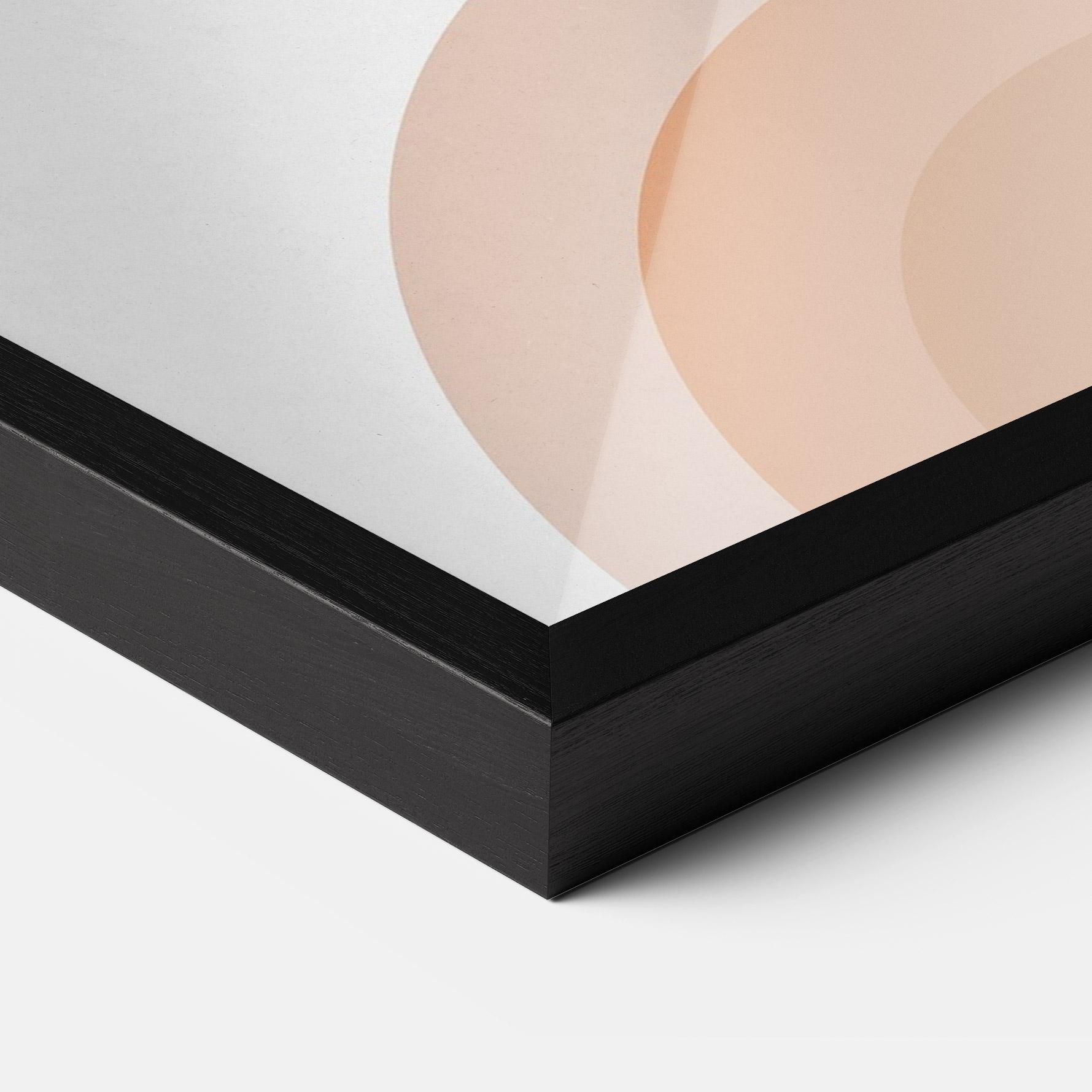 Gerahmte Poster Plant Orange Circle mockup 3