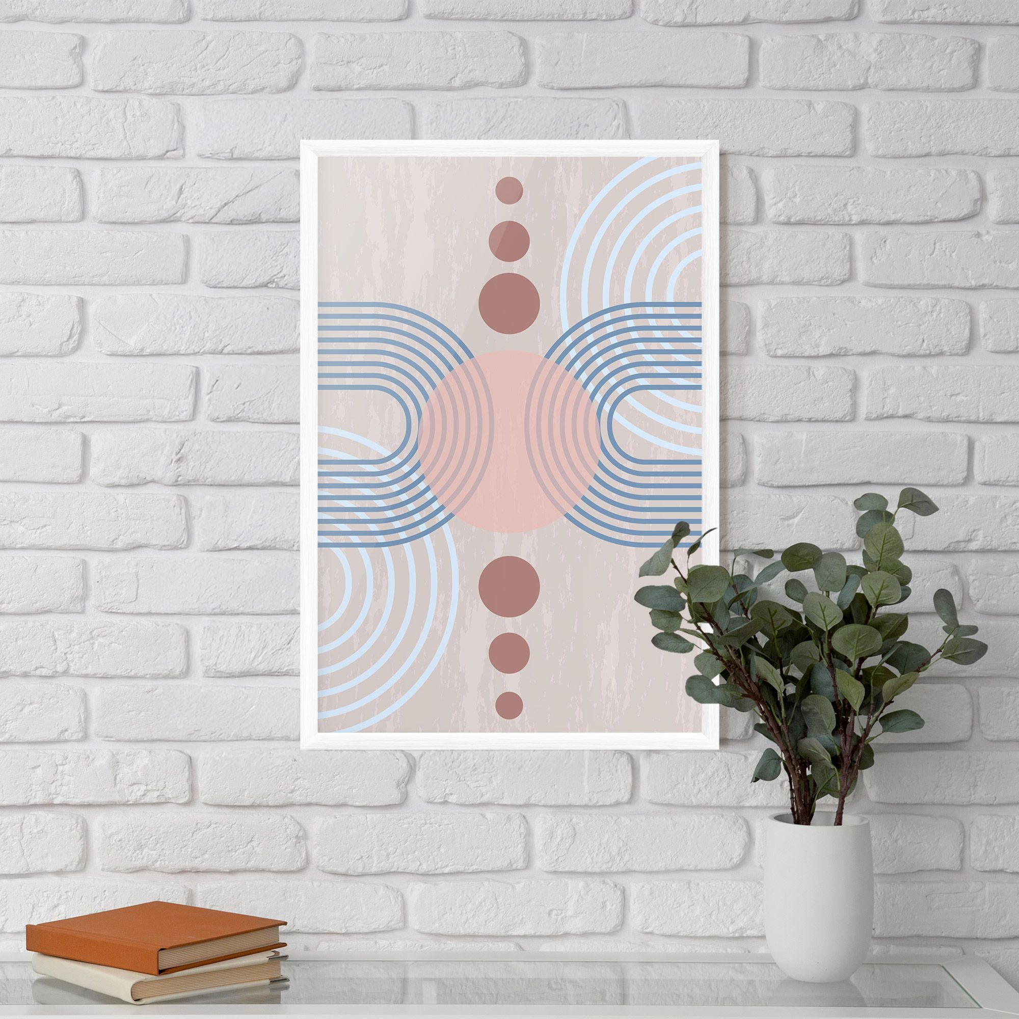 Blue Lines On Pink mockup 5