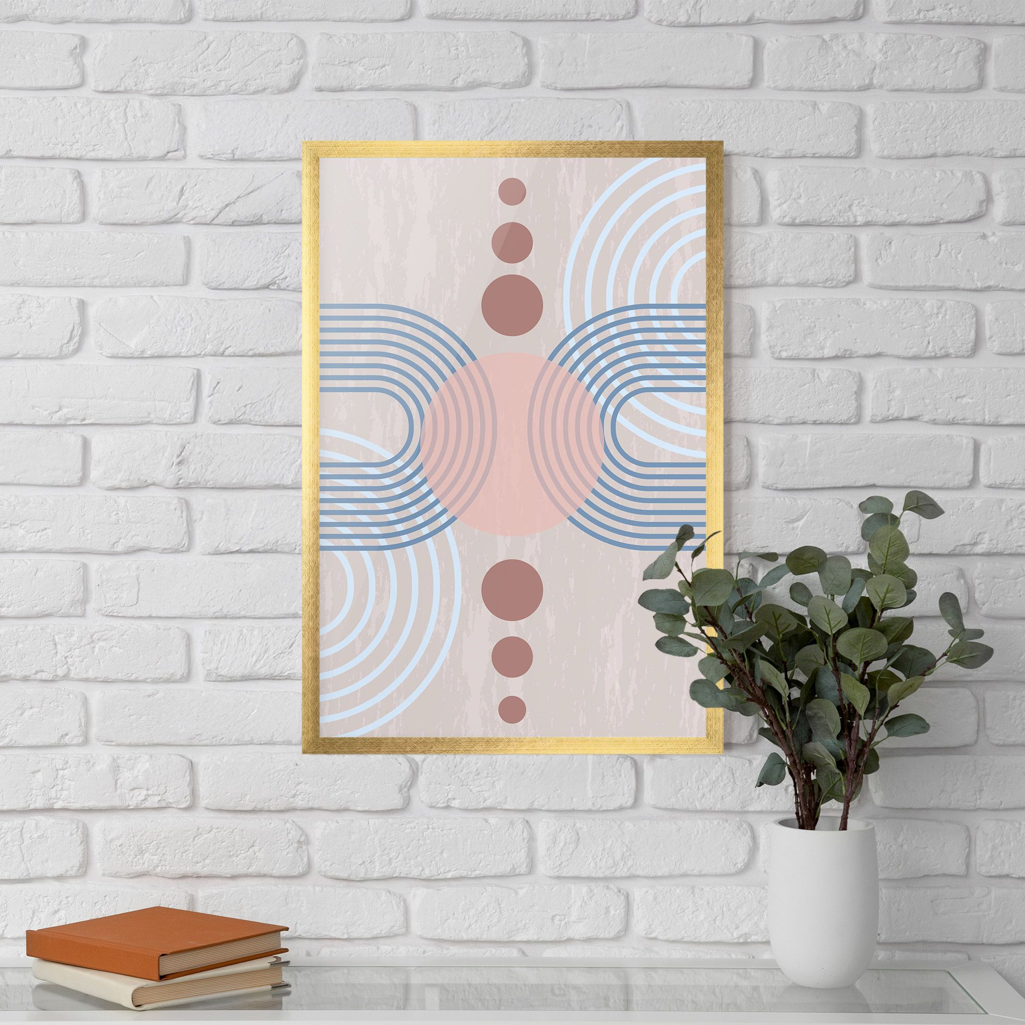 Blue Lines On Pink mockup 5