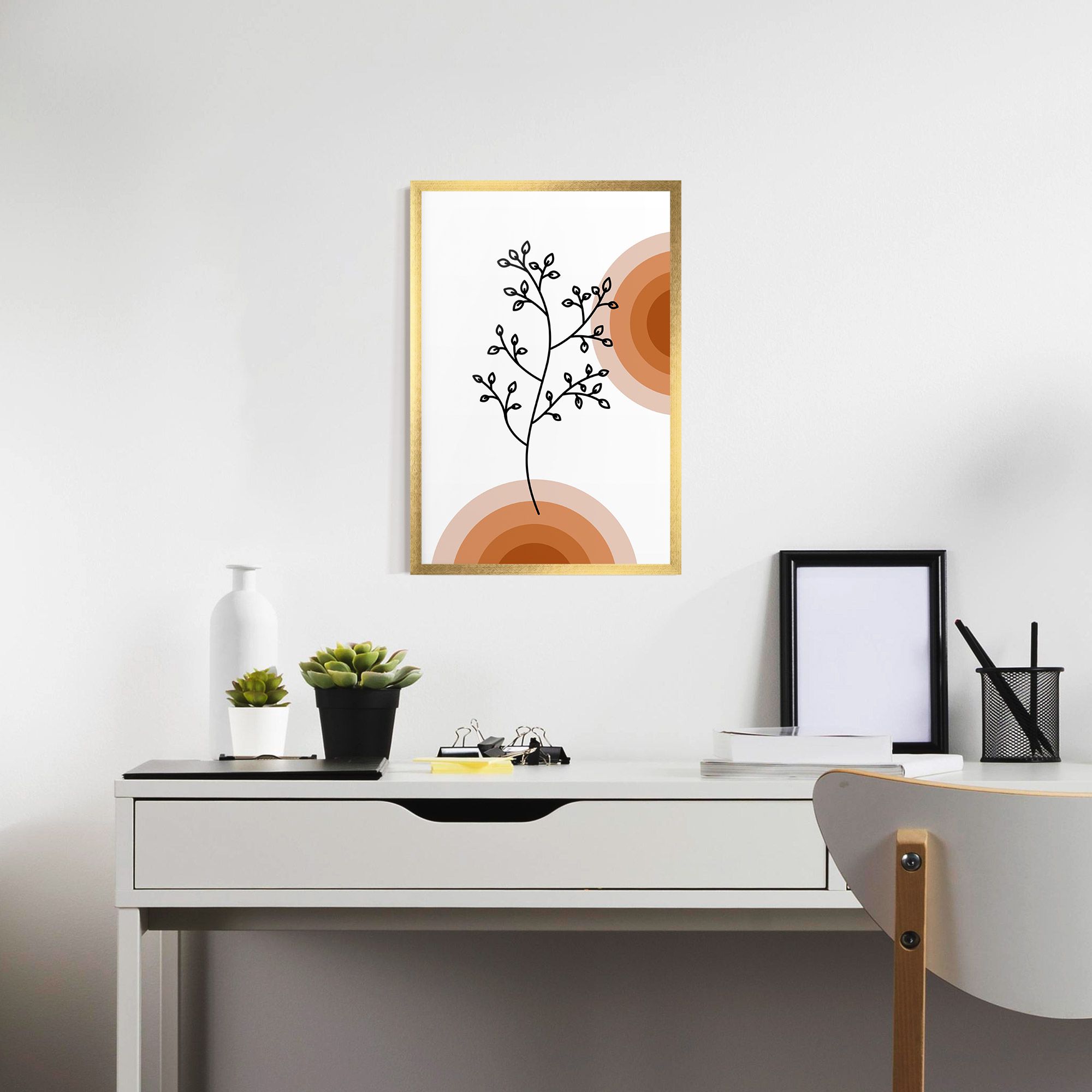 Plant Orange Circle mockup 7