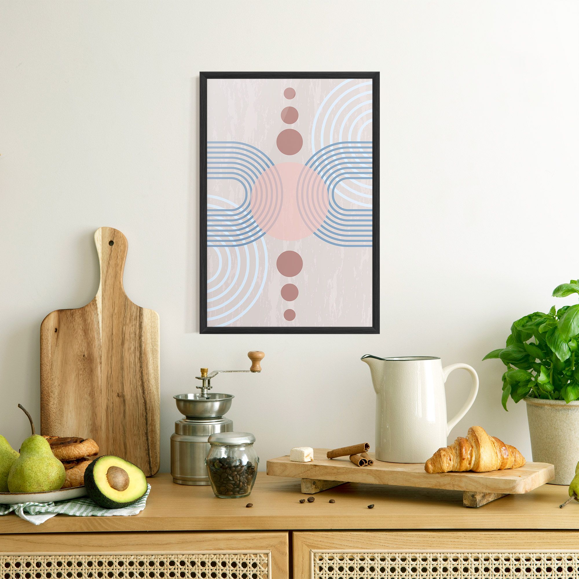 Blue Lines On Pink mockup 8
