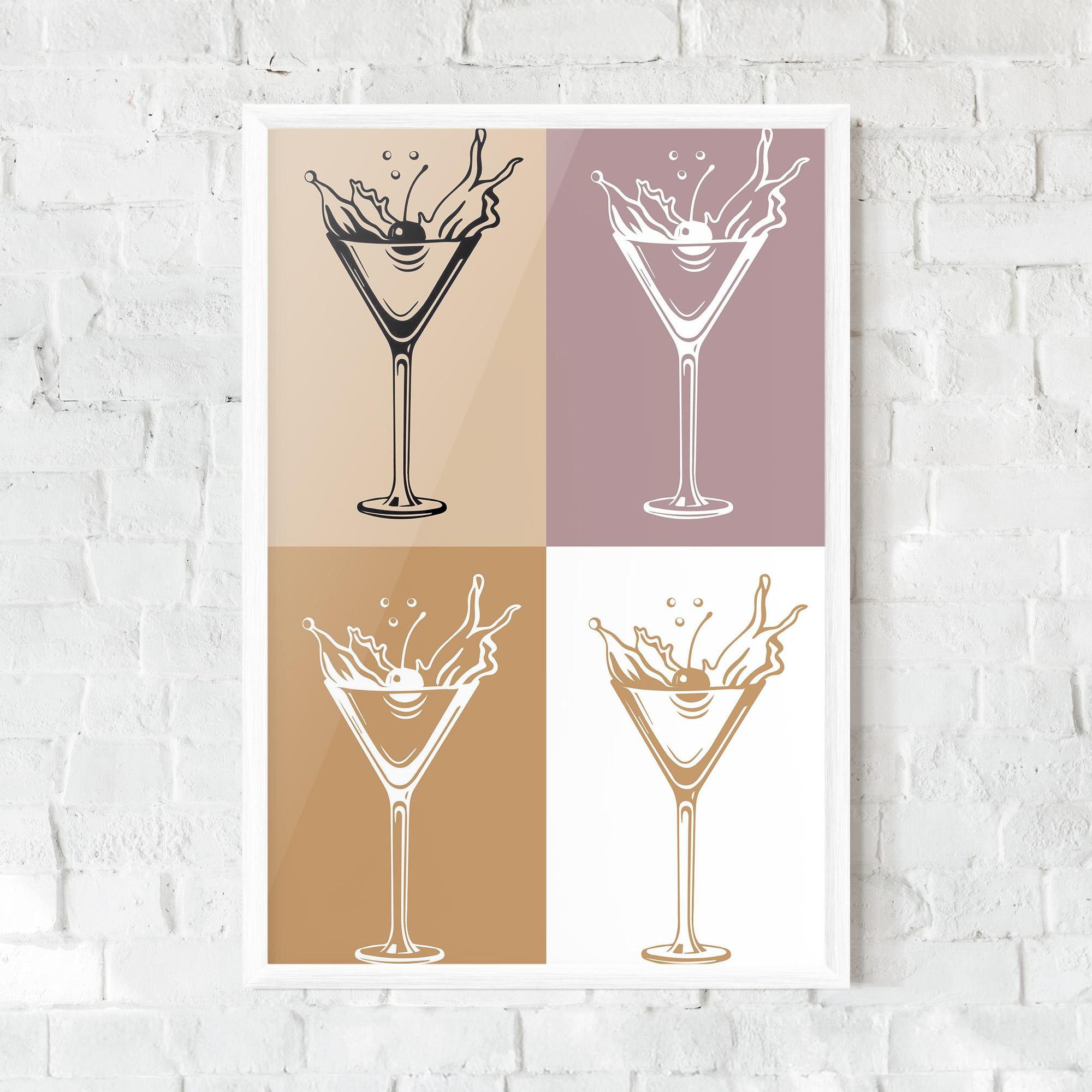 Gerahmte Poster Drinks Mix mockup 0