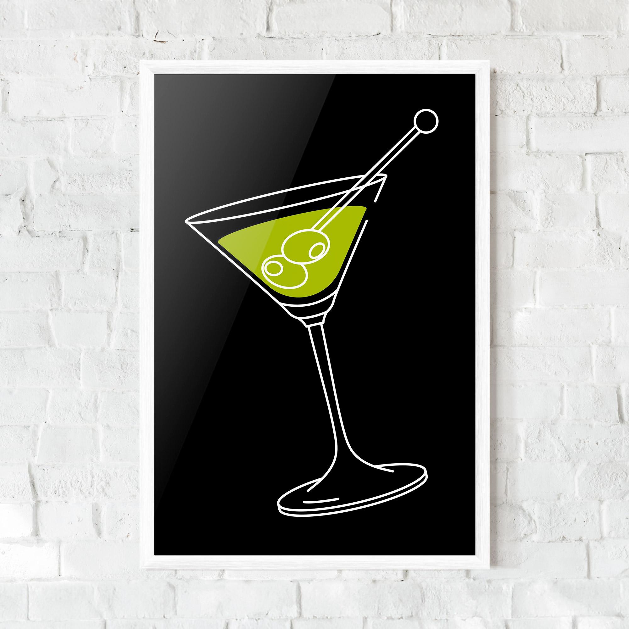Gerahmte Poster Glass mockup 0