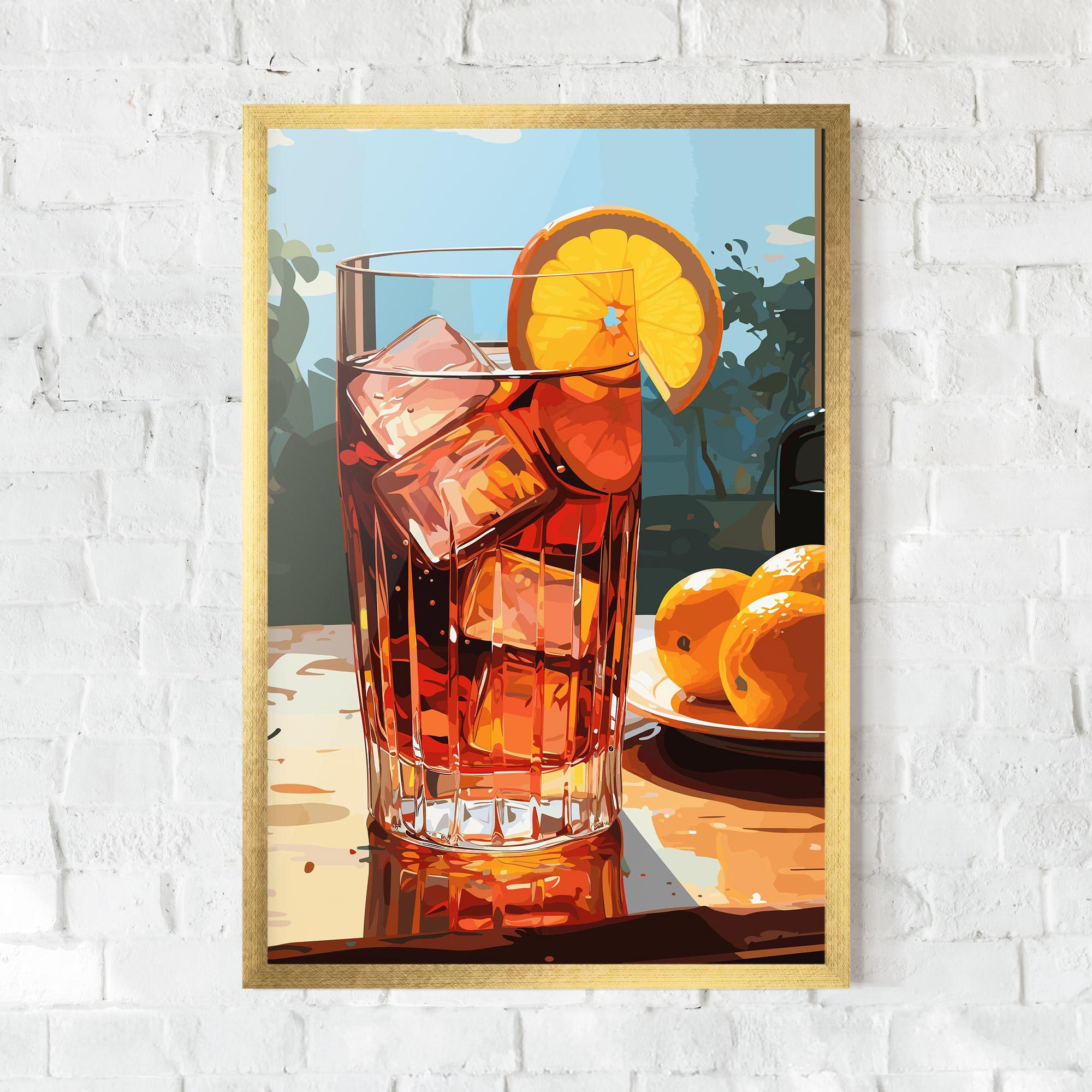 Gerahmte Poster Cocktail Art mockup 0