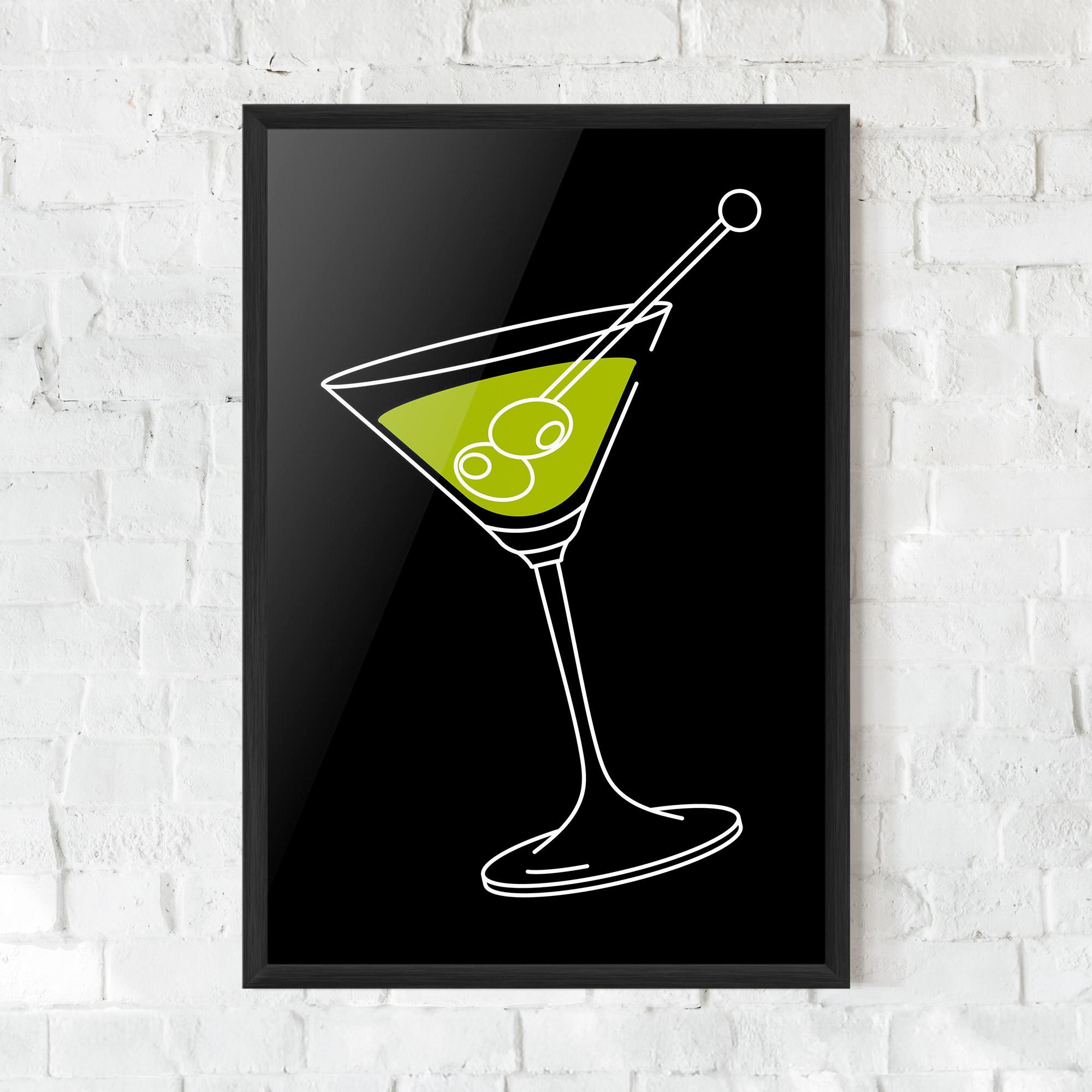 Gerahmte Poster Glass mockup 0