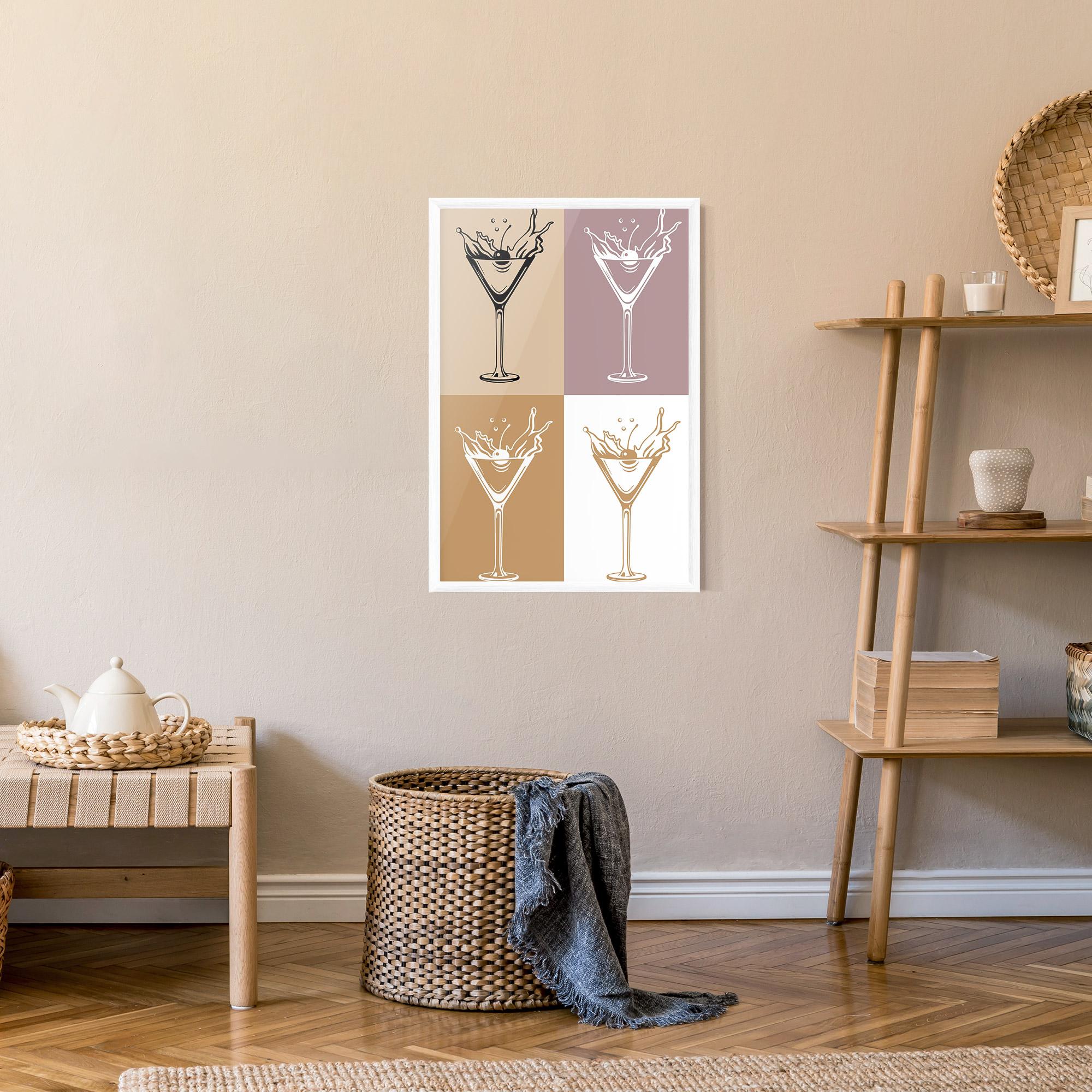 Gerahmte Poster Drinks Mix mockup 9