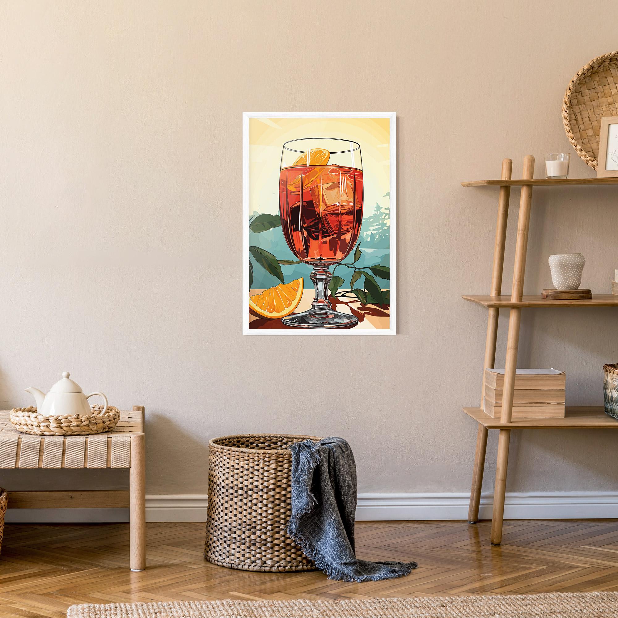 Gerahmte Poster Sunrise Cocktail mockup 9