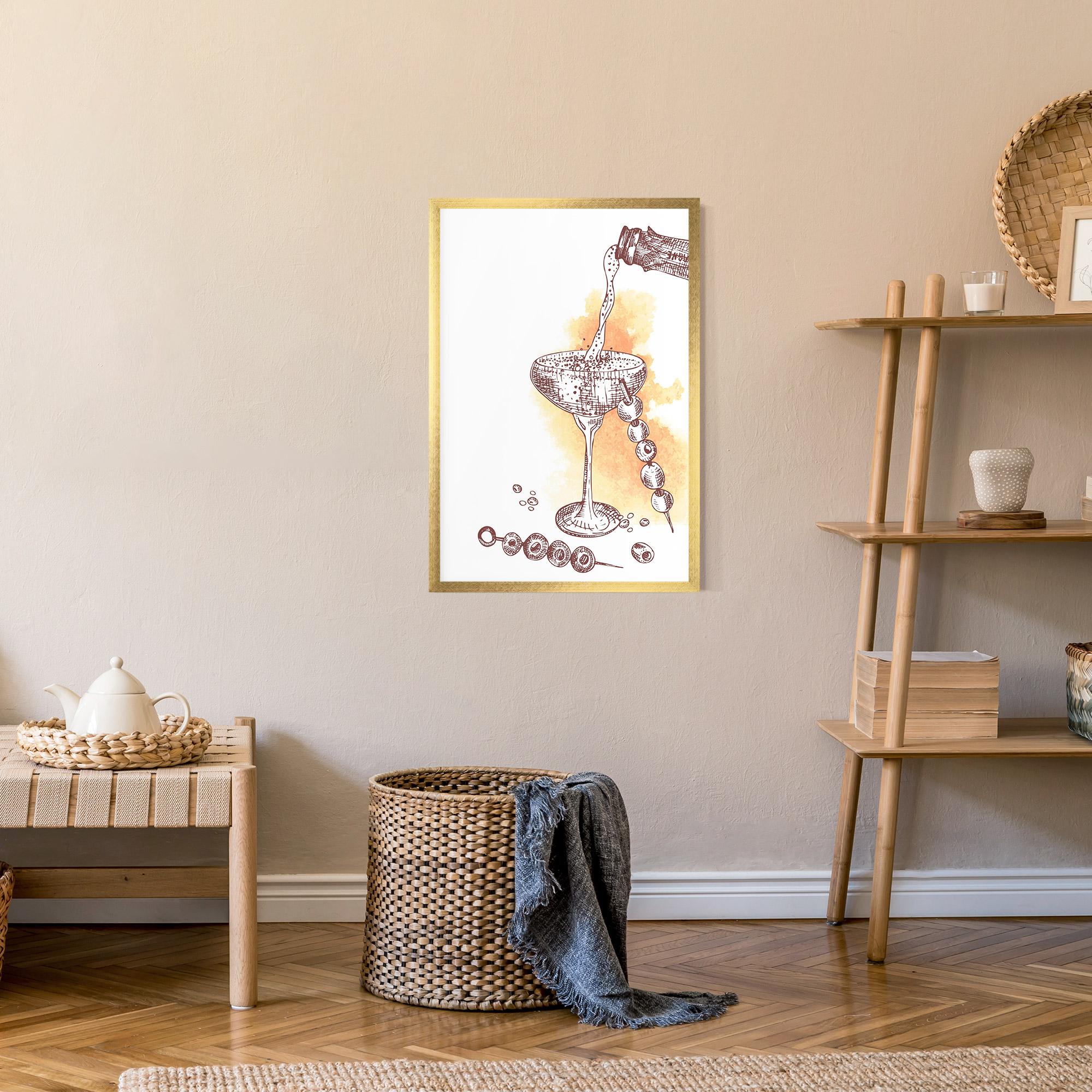 Gerahmte Poster Cocktail mockup 9