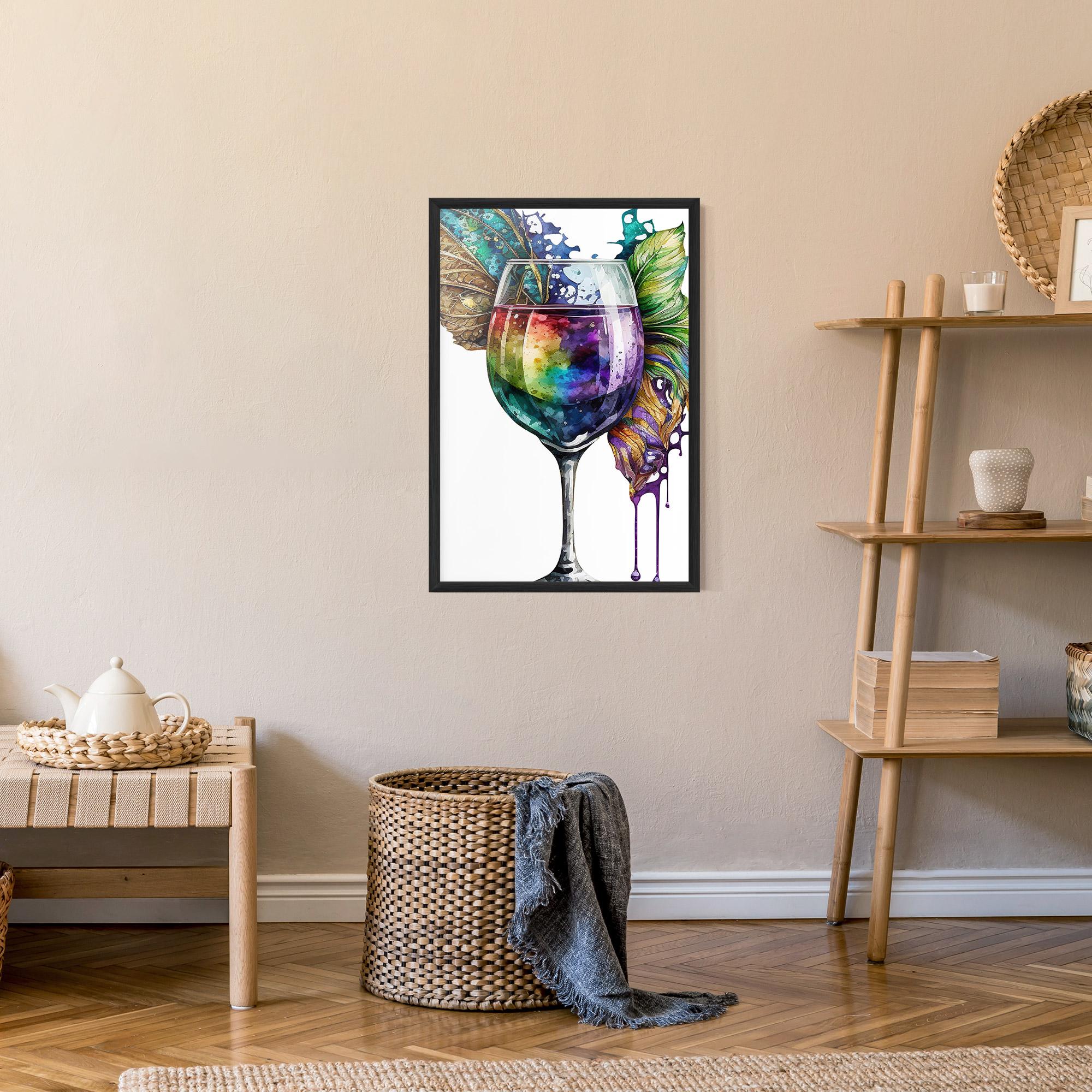 Gerahmte Poster Colorful Drink mockup 9