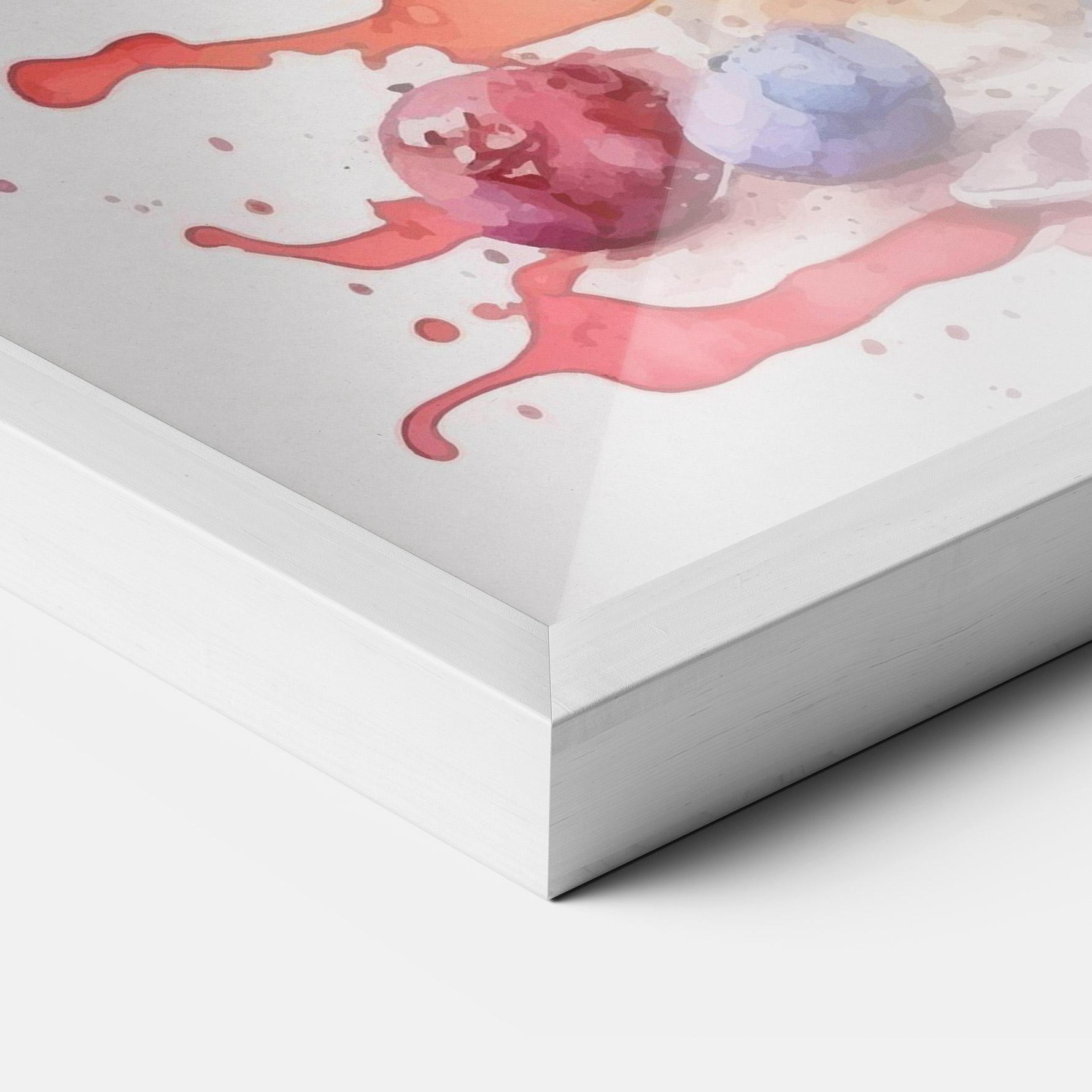 Gerahmte Poster Watercolor Juice mockup 3