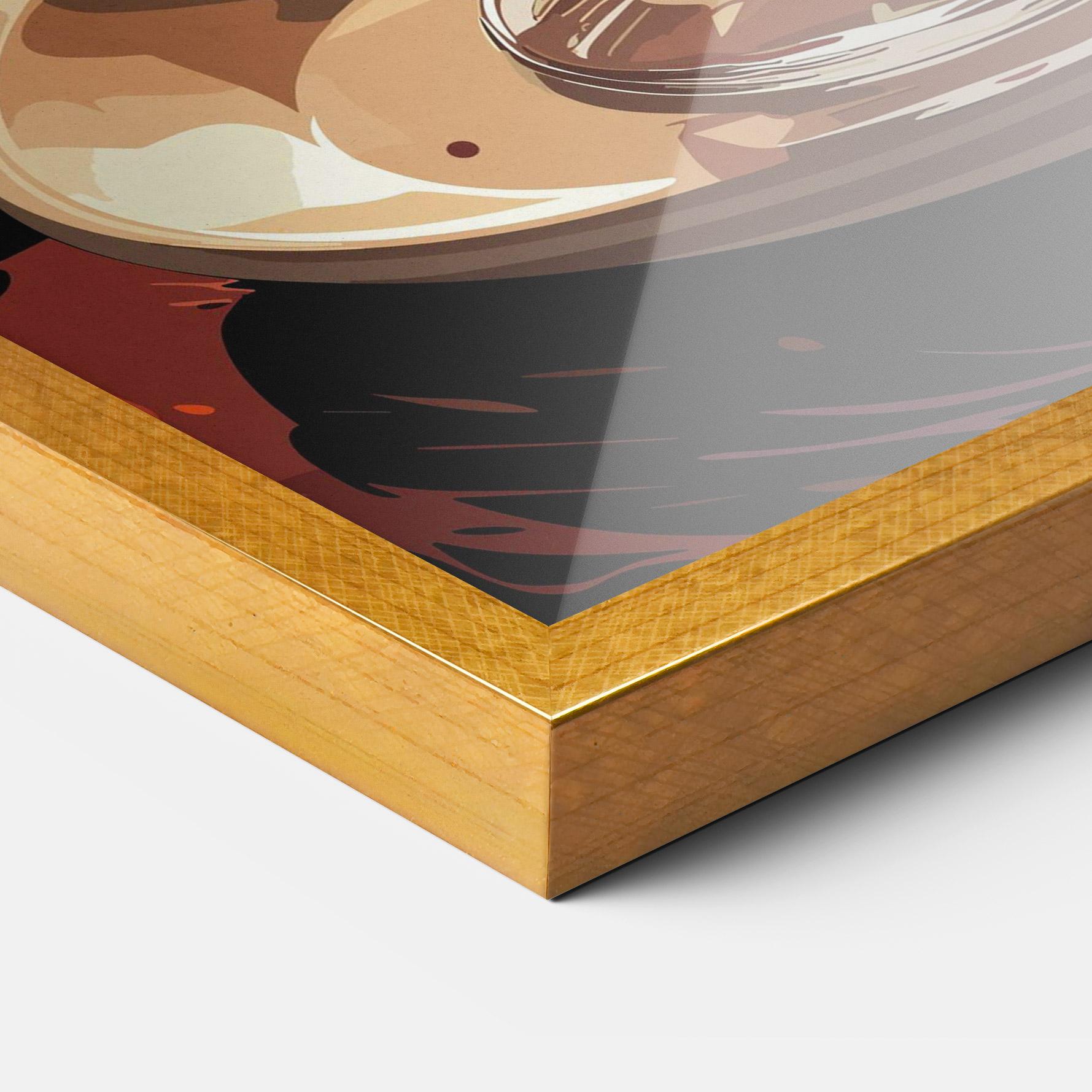 Gerahmte Poster Cocktail Orange mockup 3