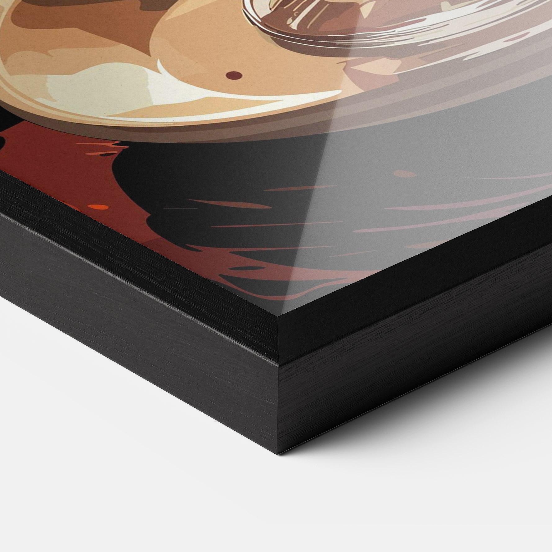 Gerahmte Poster Cocktail Orange mockup 3