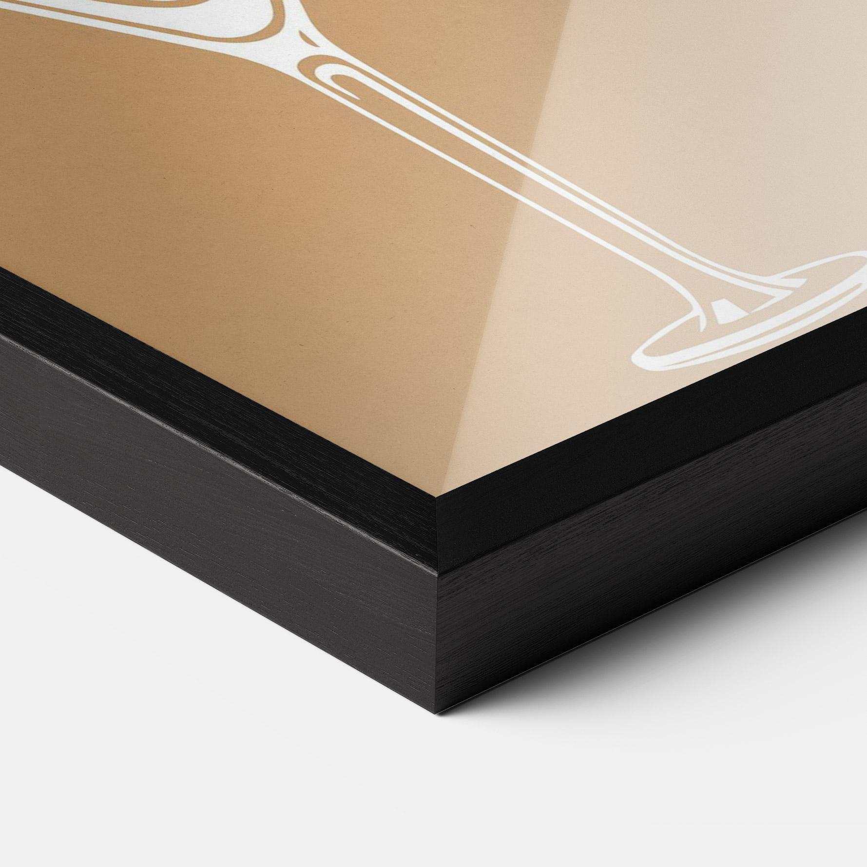 Gerahmte Poster Drinks Mix mockup 3