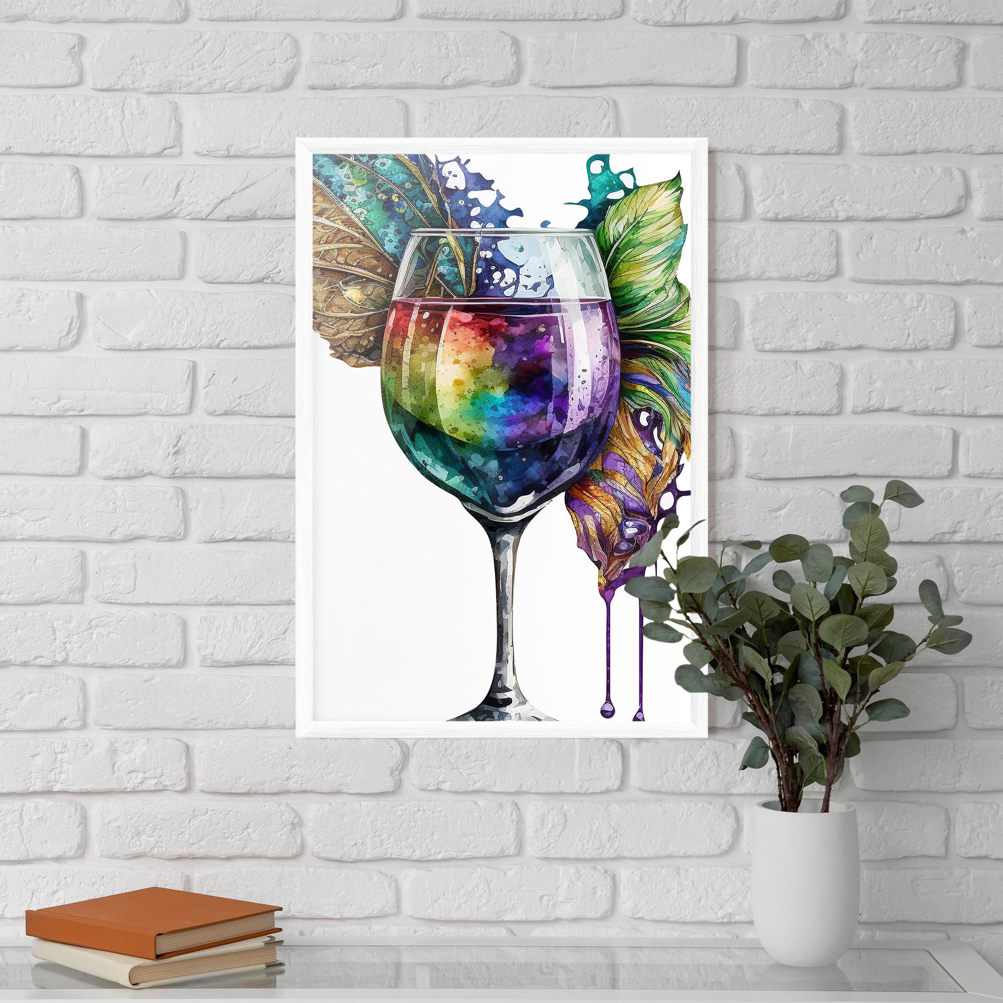 Gerahmte Poster Colorful Drink mockup 5