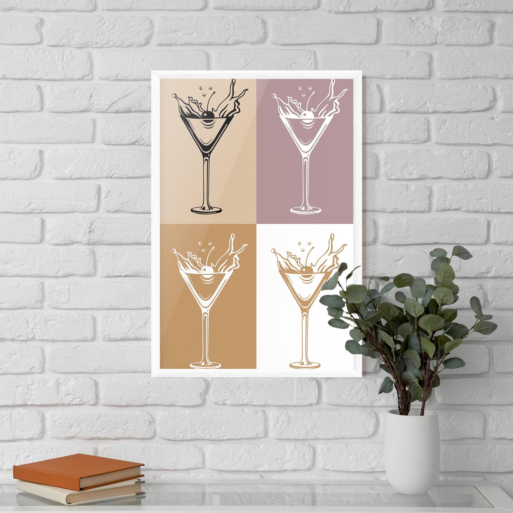 Gerahmte Poster Drinks Mix mockup 5