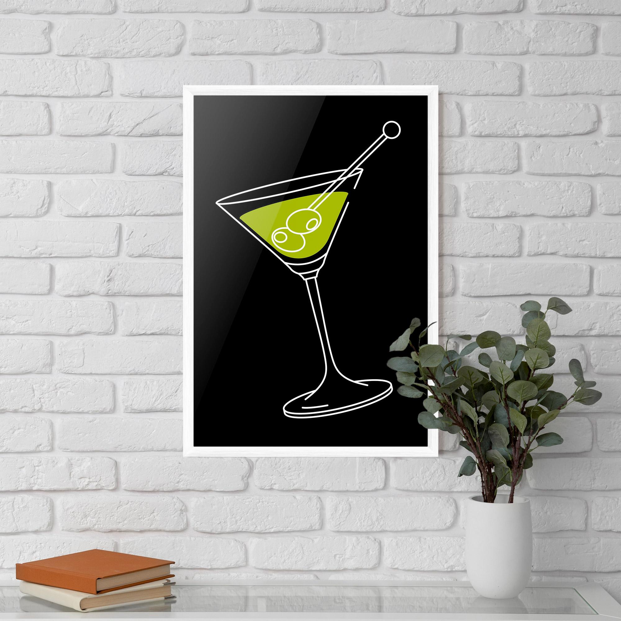 Gerahmte Poster Glass mockup 5