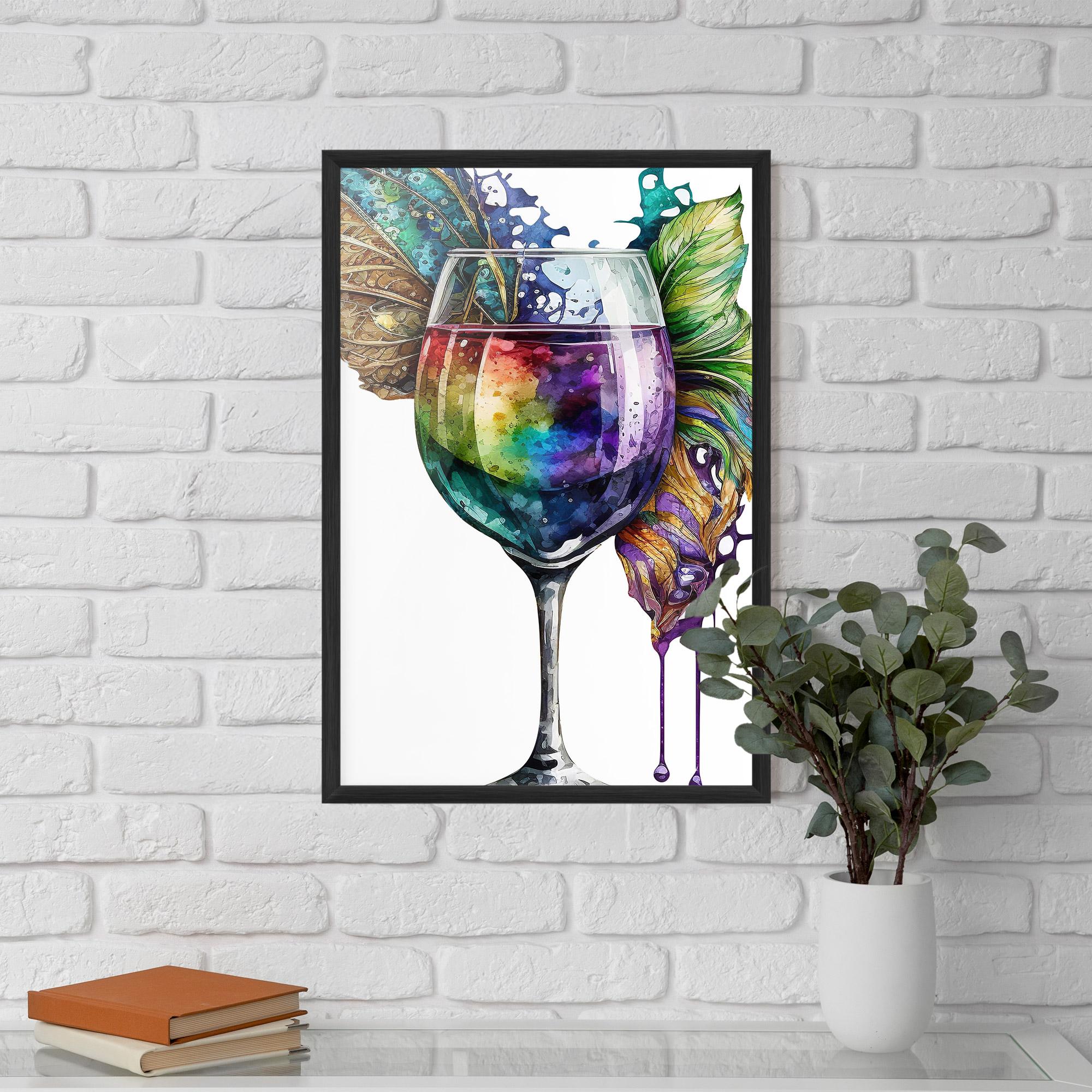 Gerahmte Poster Colorful Drink mockup 5