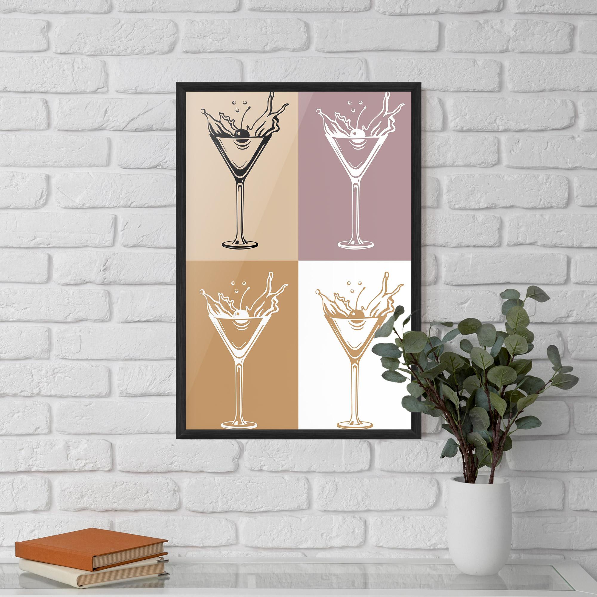 Gerahmte Poster Drinks Mix mockup 5