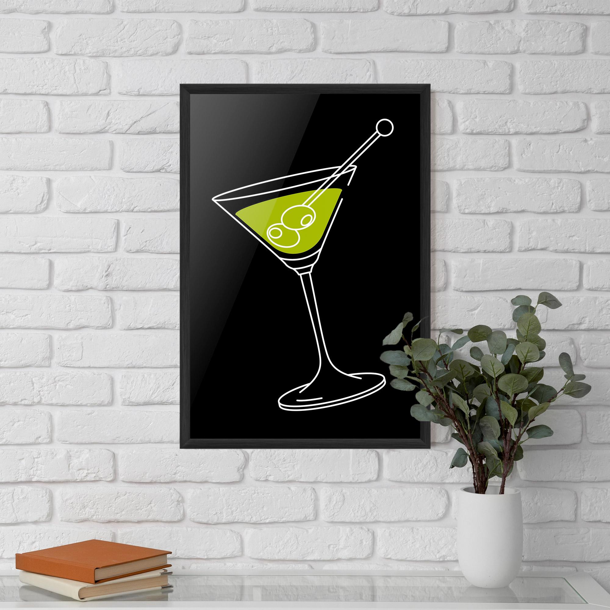Gerahmte Poster Glass mockup 5