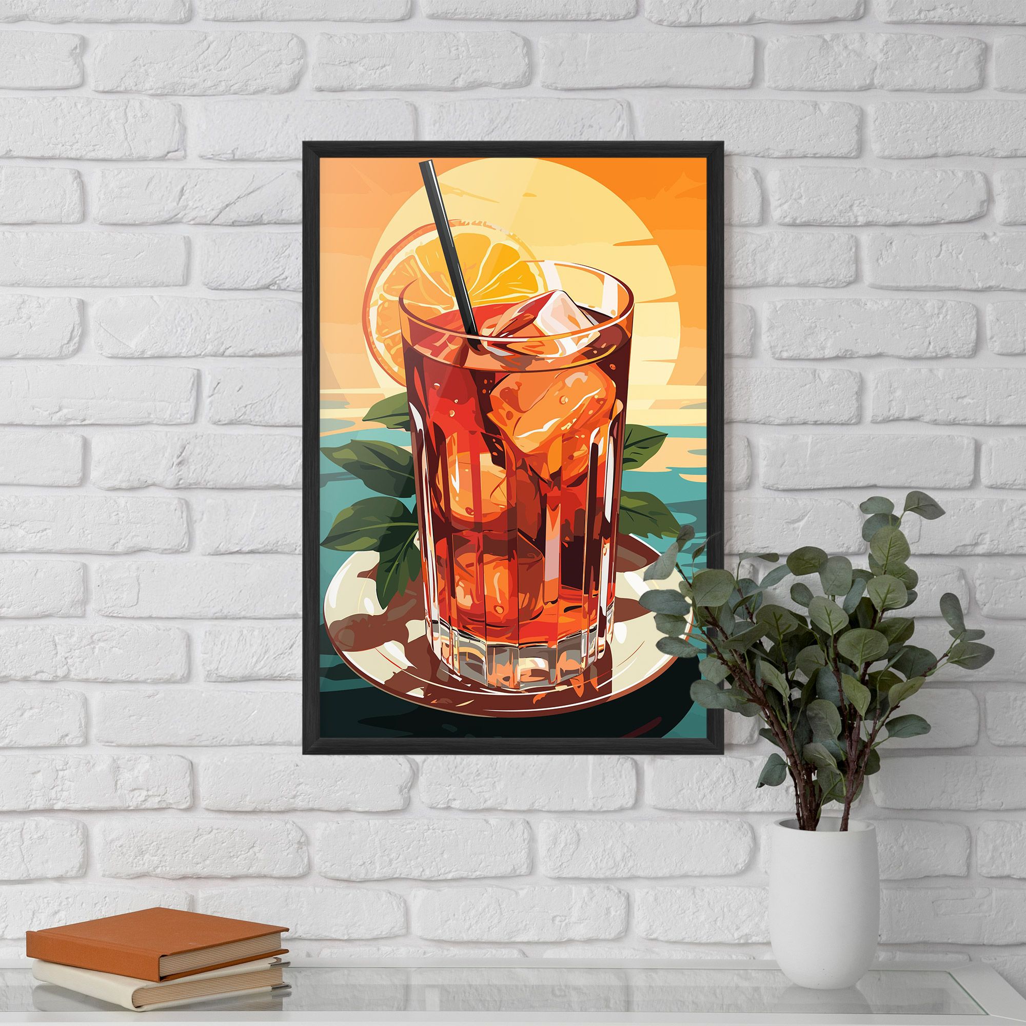 Sunset Cocktail mockup 5