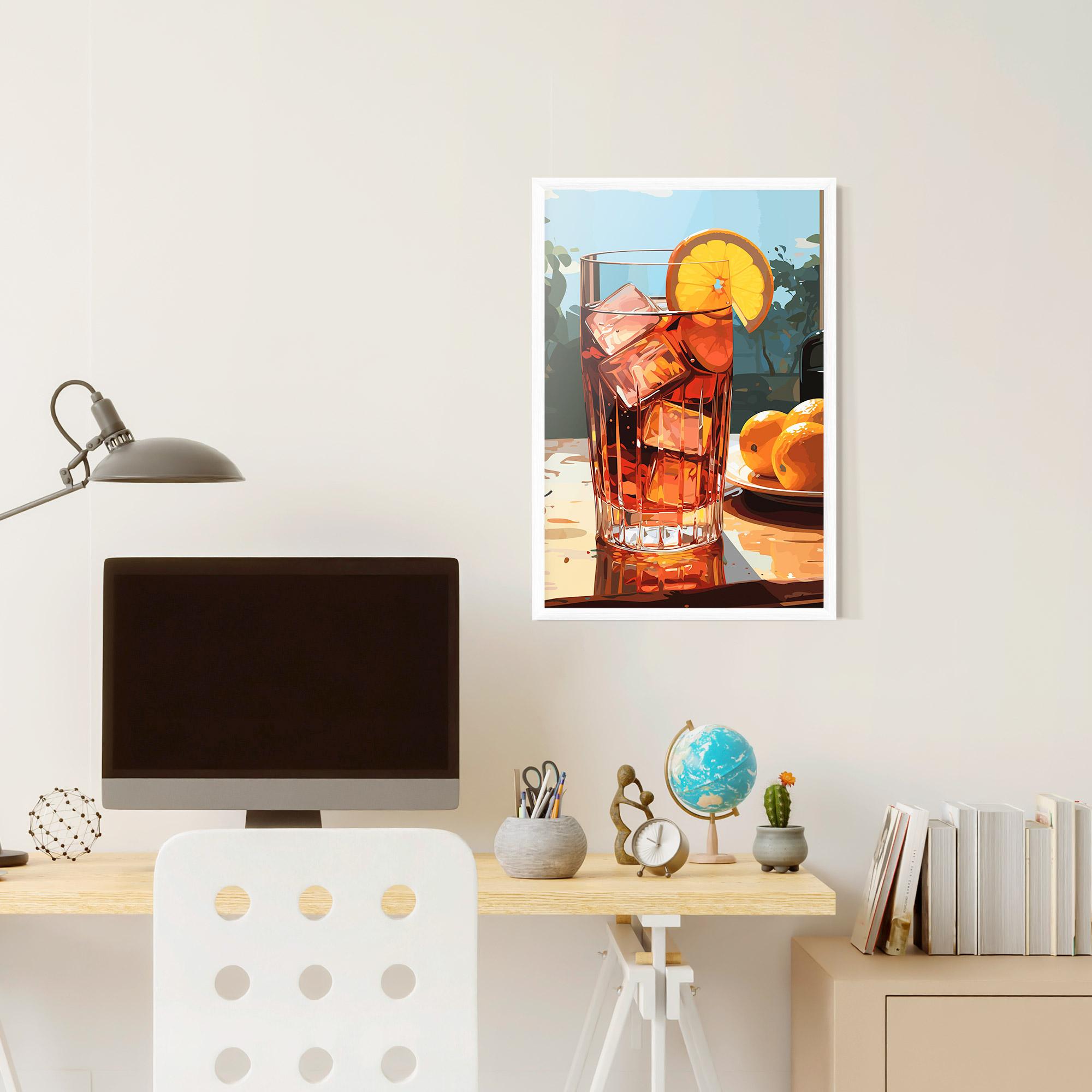 Gerahmte Poster Cocktail Art mockup 6