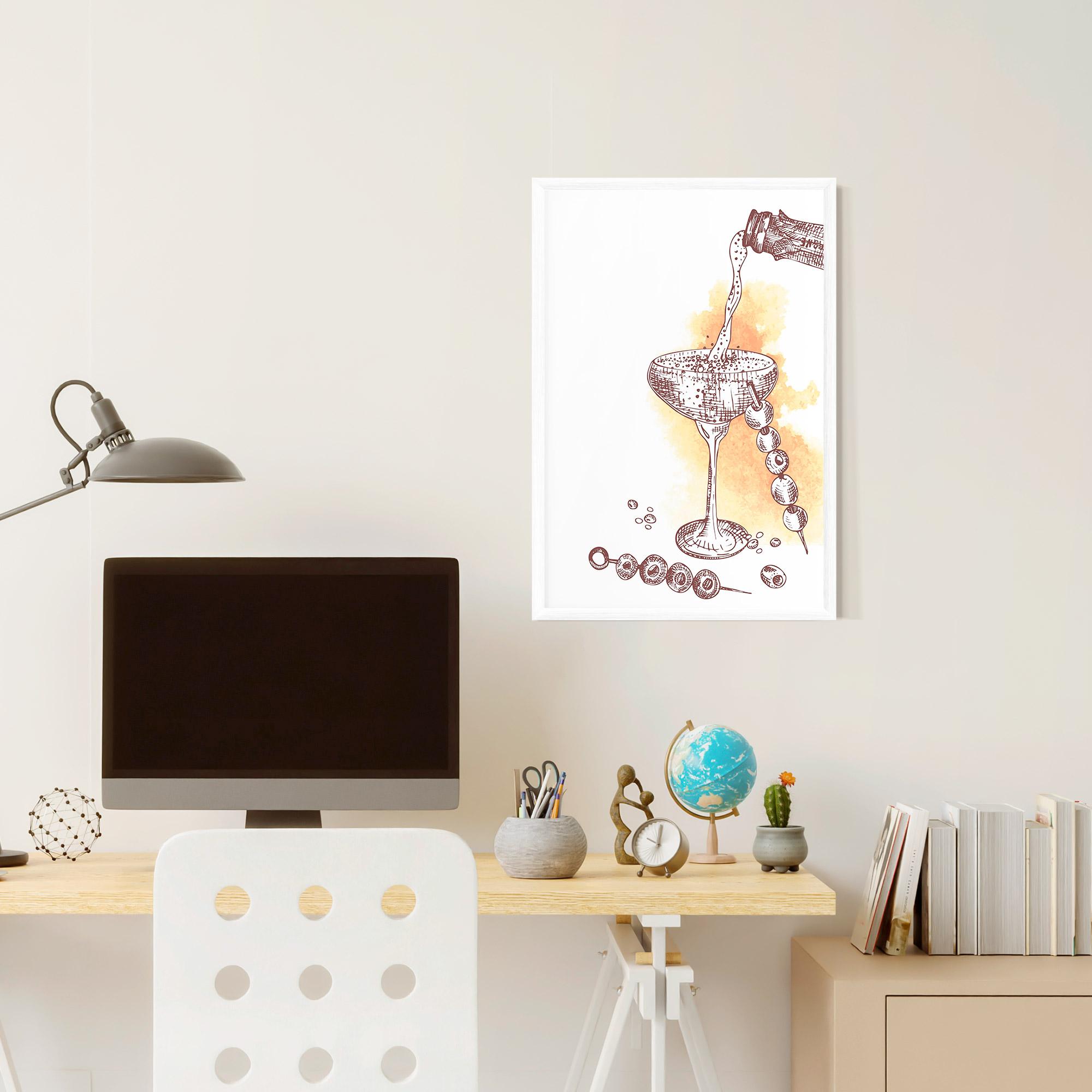 Gerahmte Poster Cocktail mockup 6