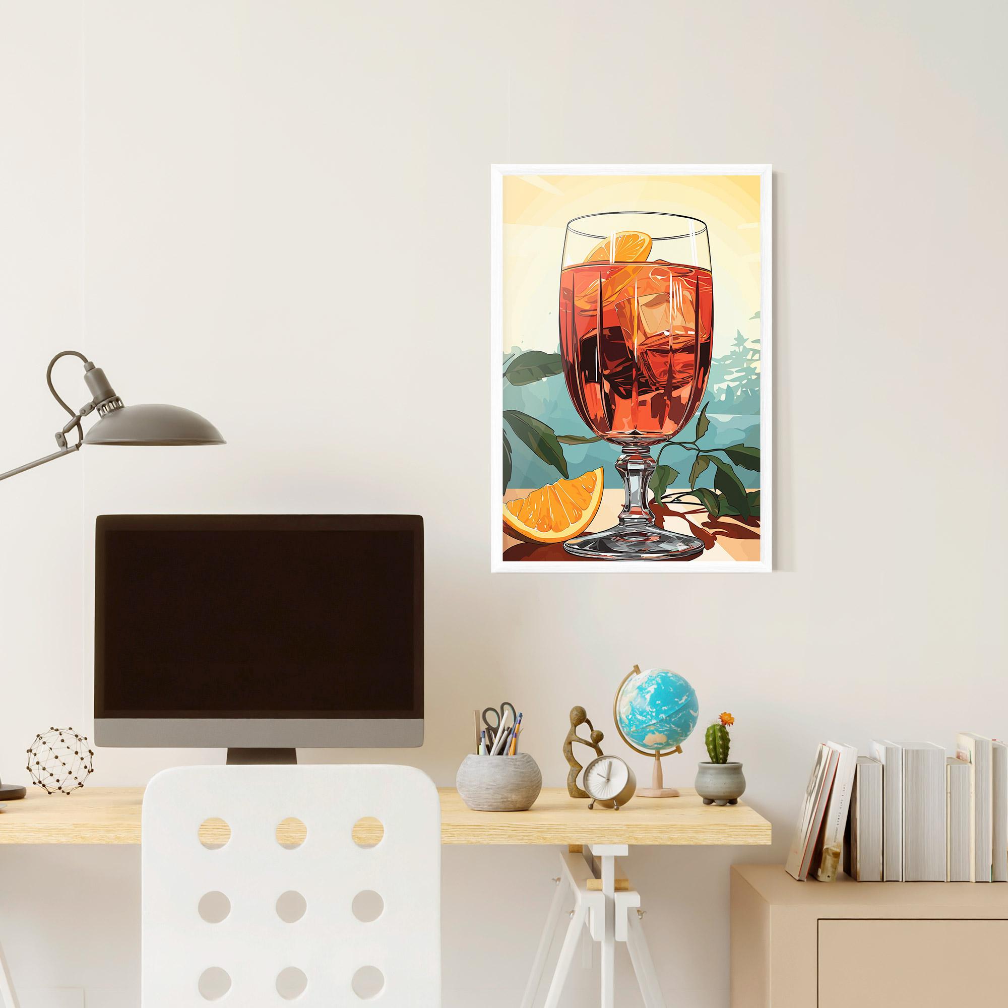 Gerahmte Poster Sunrise Cocktail mockup 6