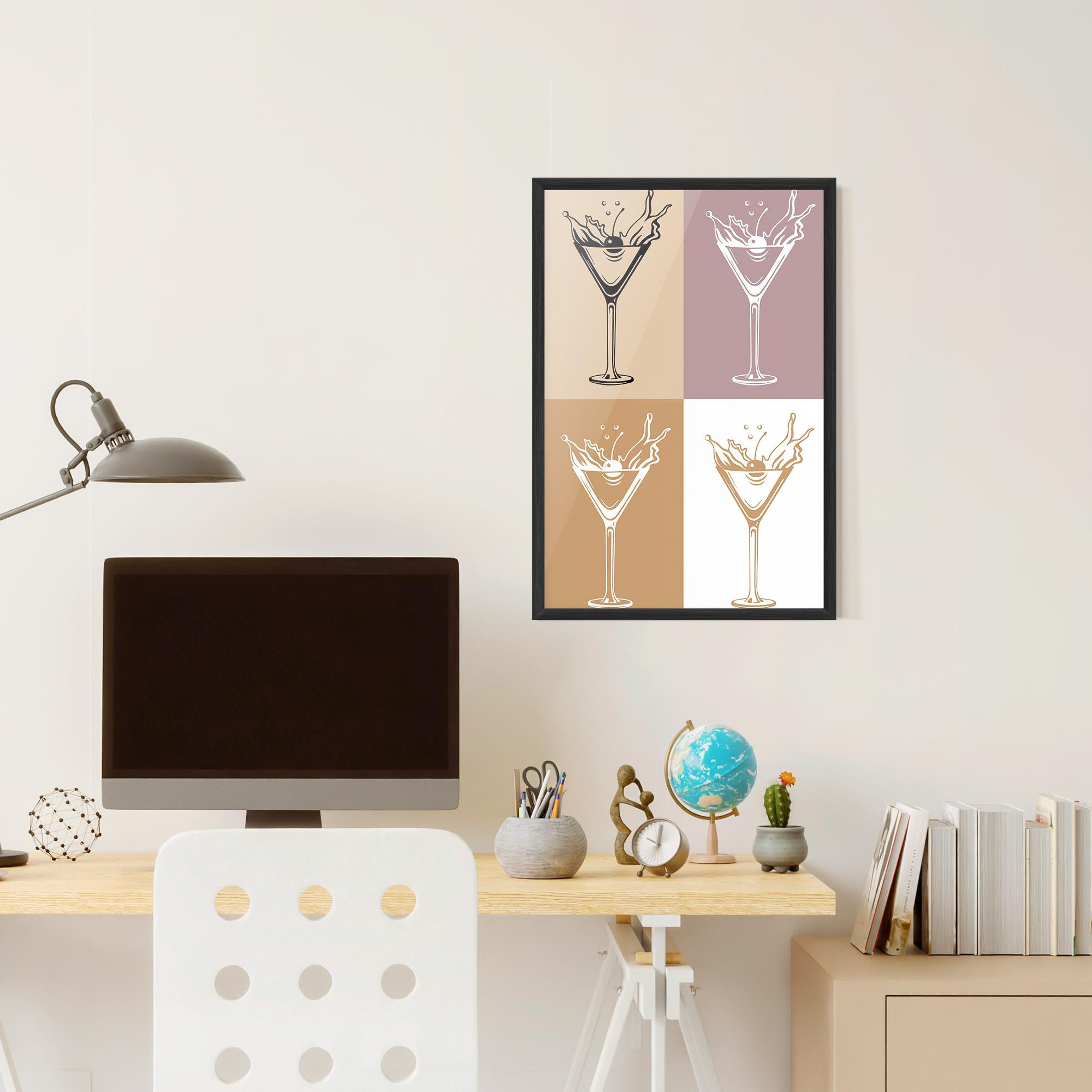 Gerahmte Poster Drinks Mix mockup 6