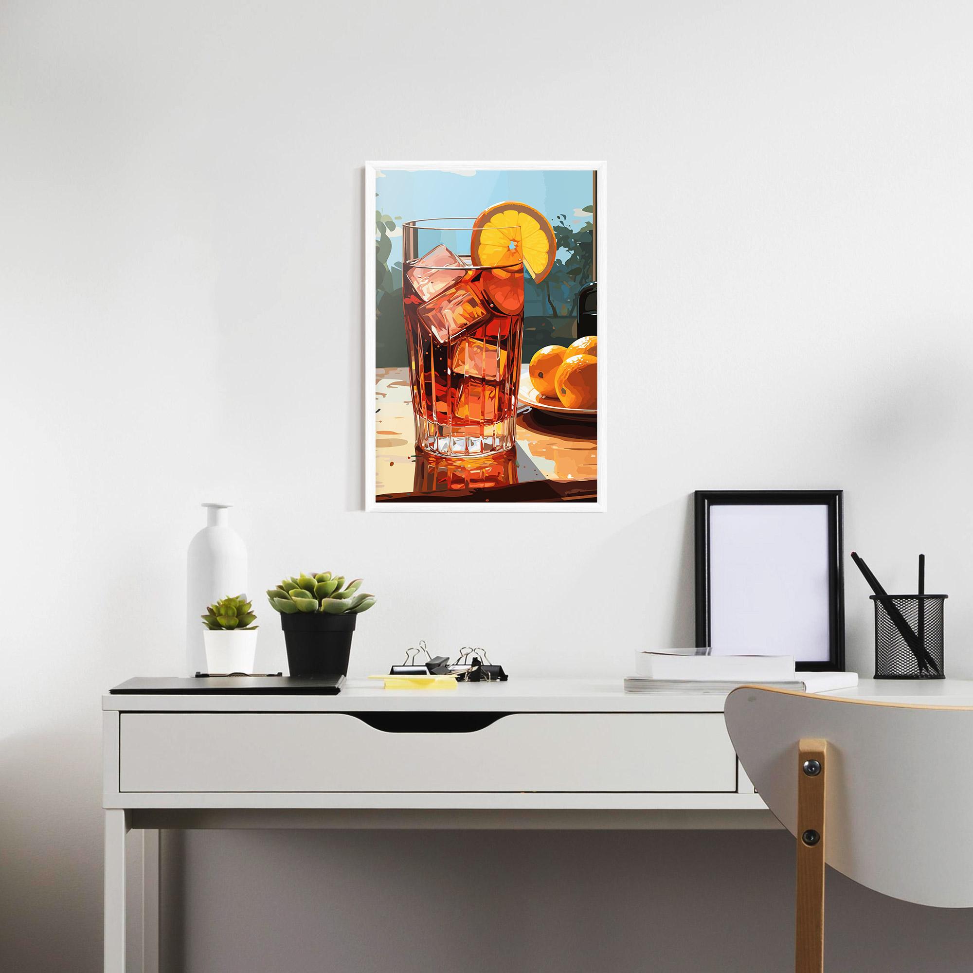 Gerahmte Poster Cocktail Art mockup 7