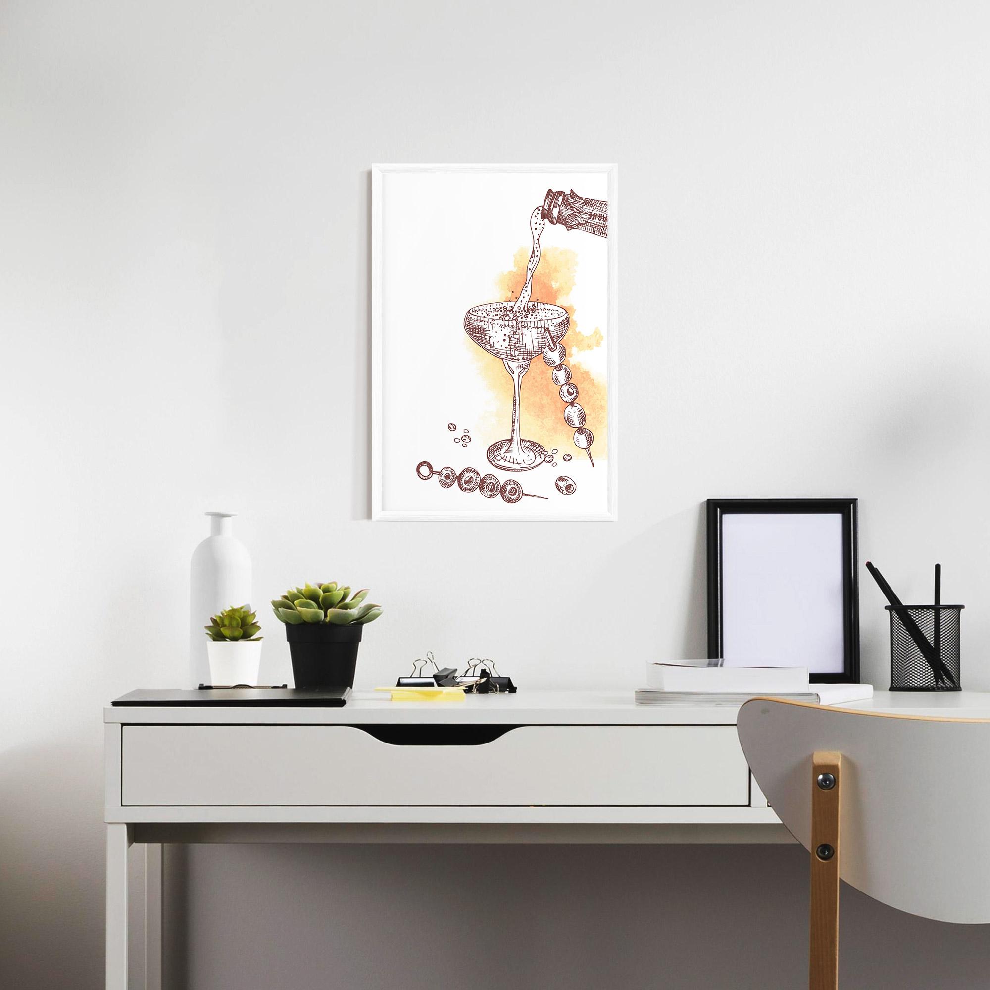 Gerahmte Poster Cocktail mockup 7